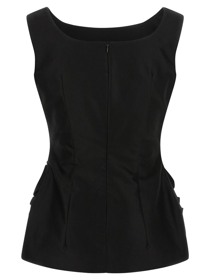 05 top Black Cotton Tops