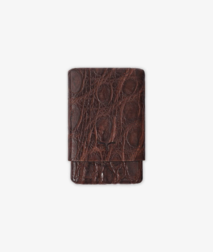 Caiman Business Cards-Credit Cards Holder Brown Credit And Card