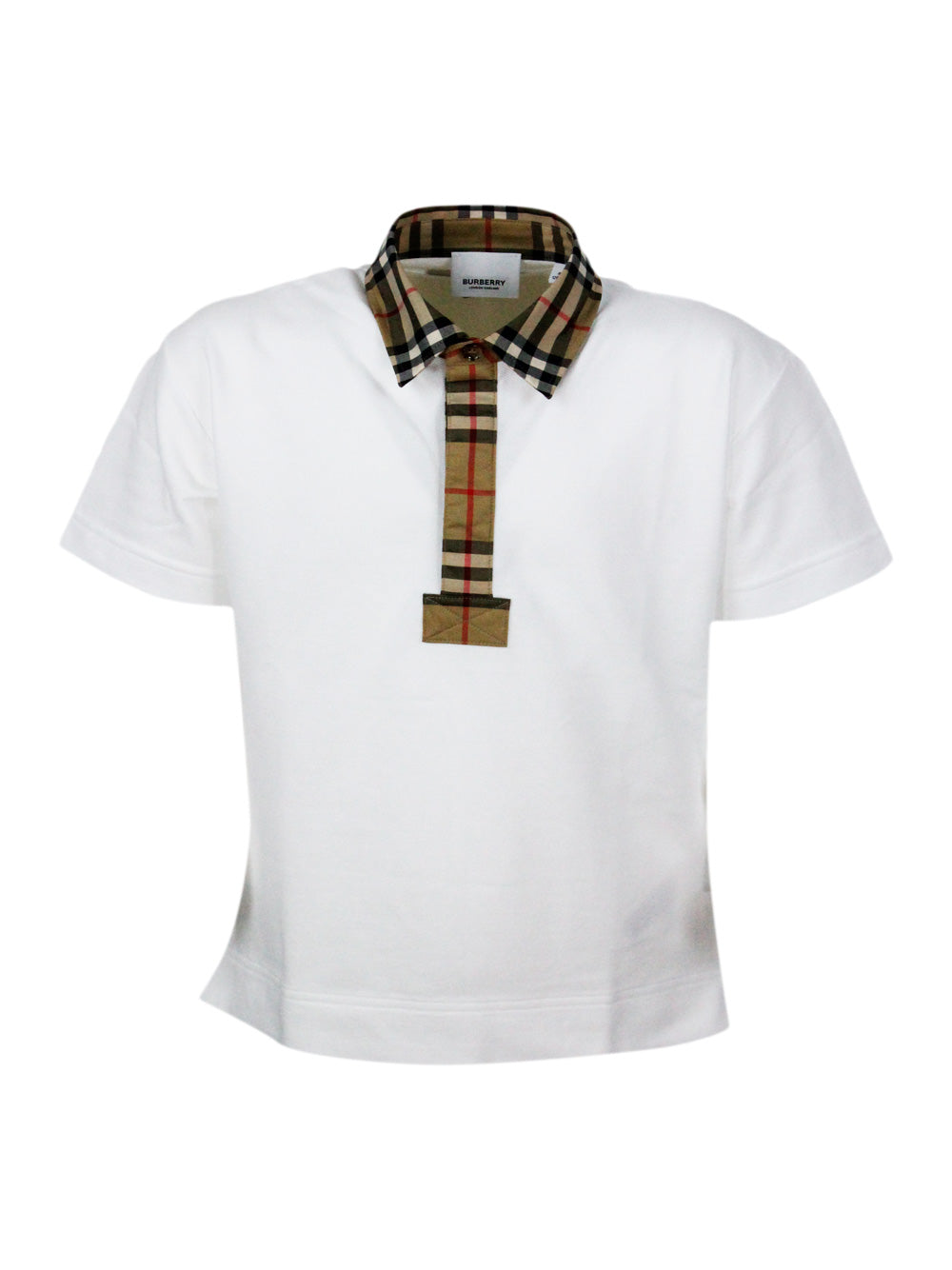Burberry T-Shirts And Polos White 95co 5ea