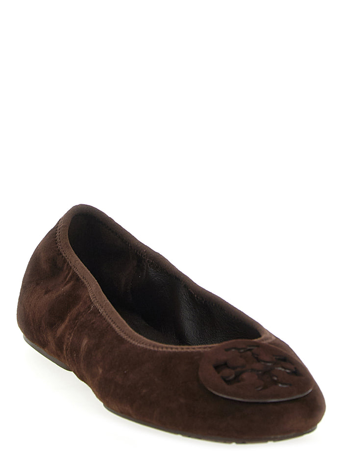 Minnie Travel ballet flats Brown Goat Leather Elastane Flat Shoes