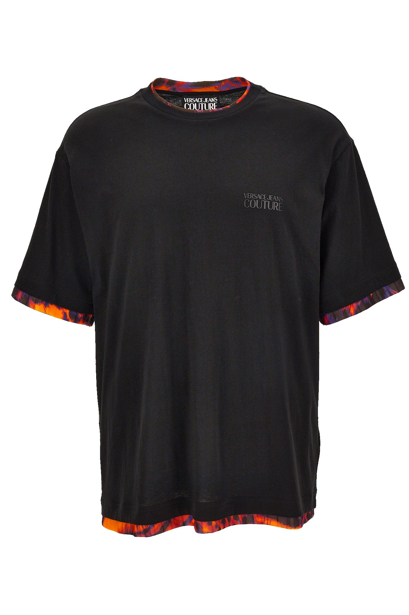 VERSACE JEANS COUTURE T-shirts and Polos Black