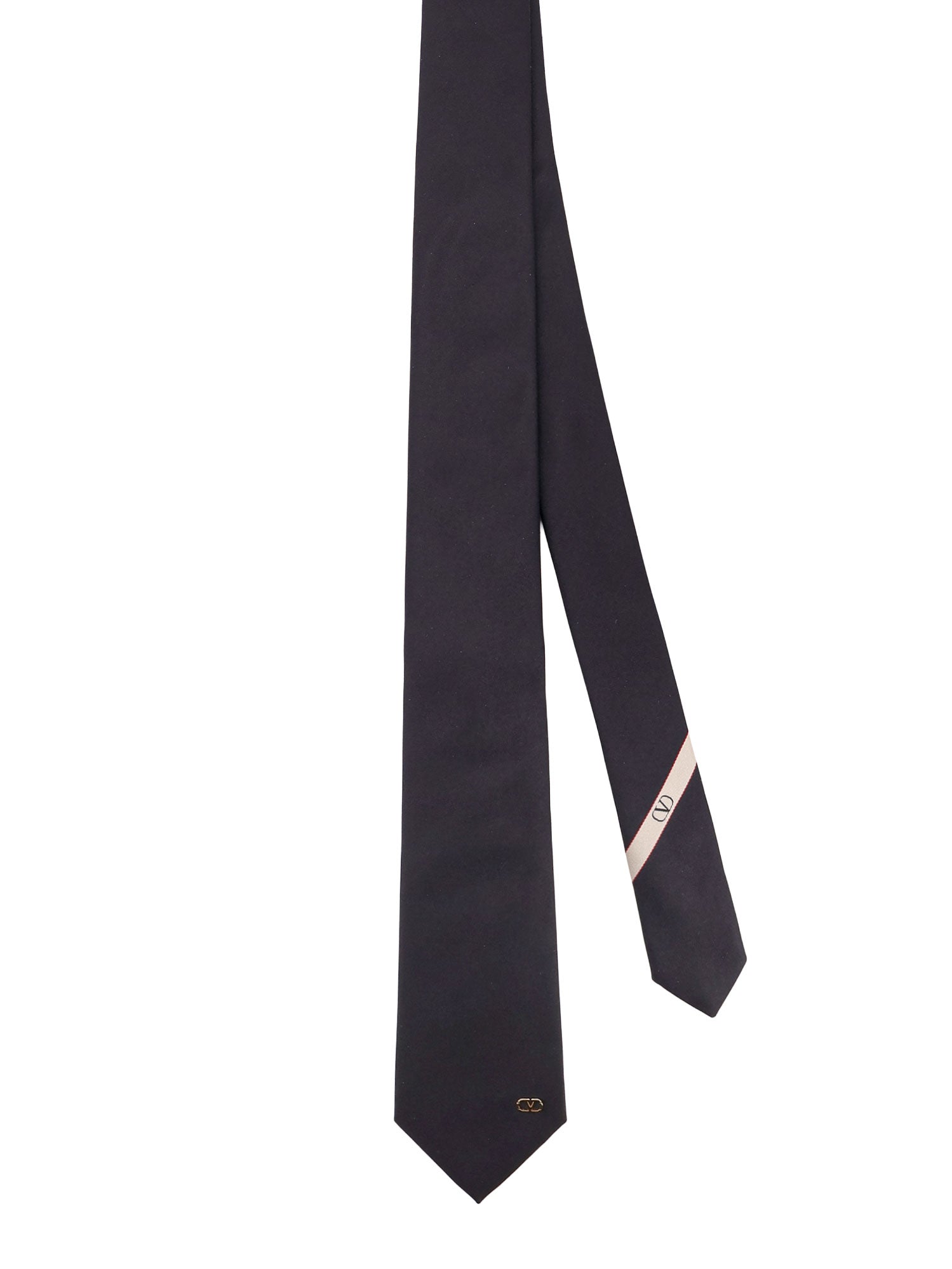 Valentino Garavani Ties Nero Oro Seta