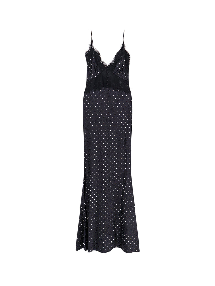 Self Portrait Dresses Black Poliestere Elastan