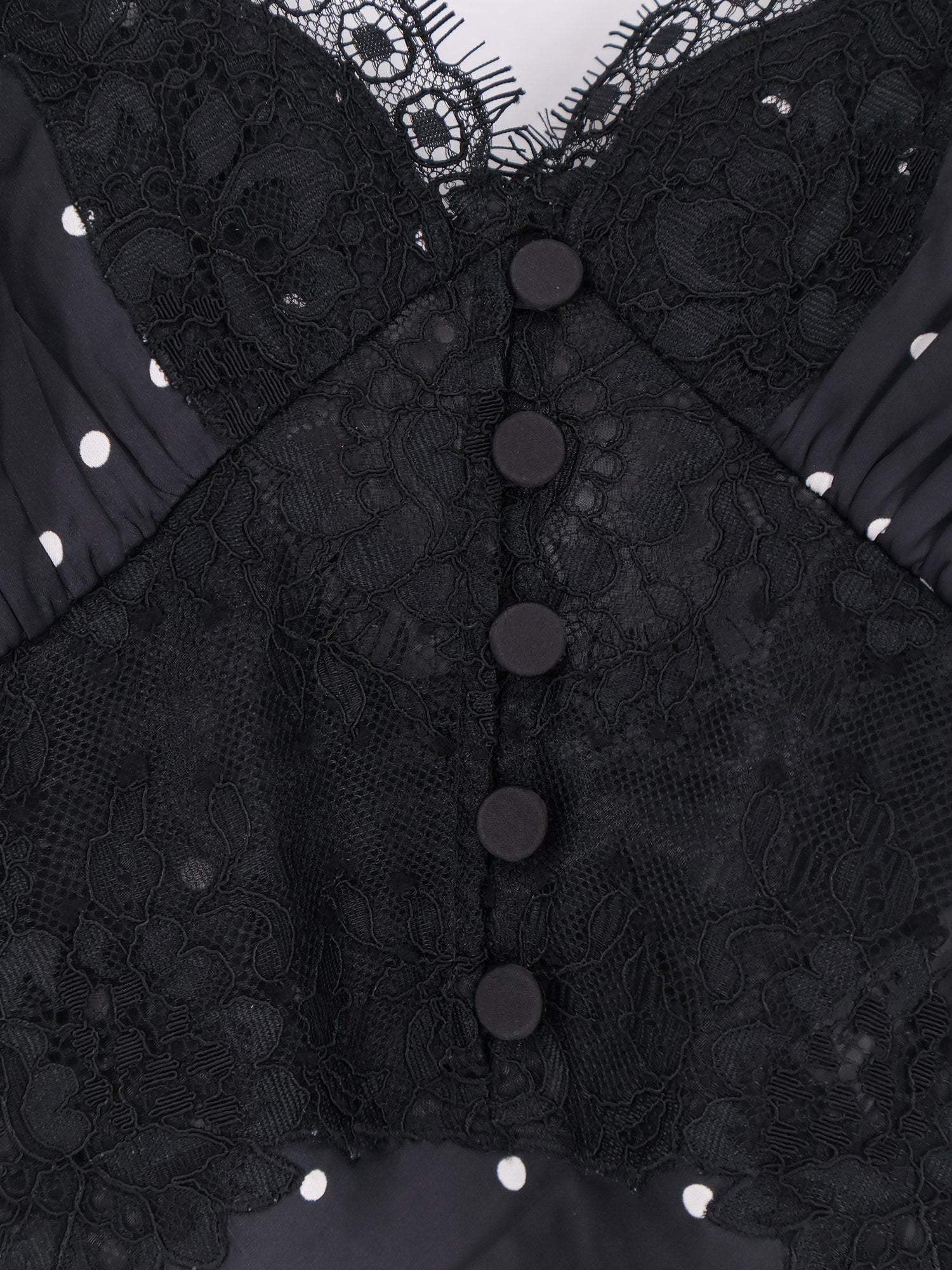 Self Portrait Dresses Black Poliestere Elastan