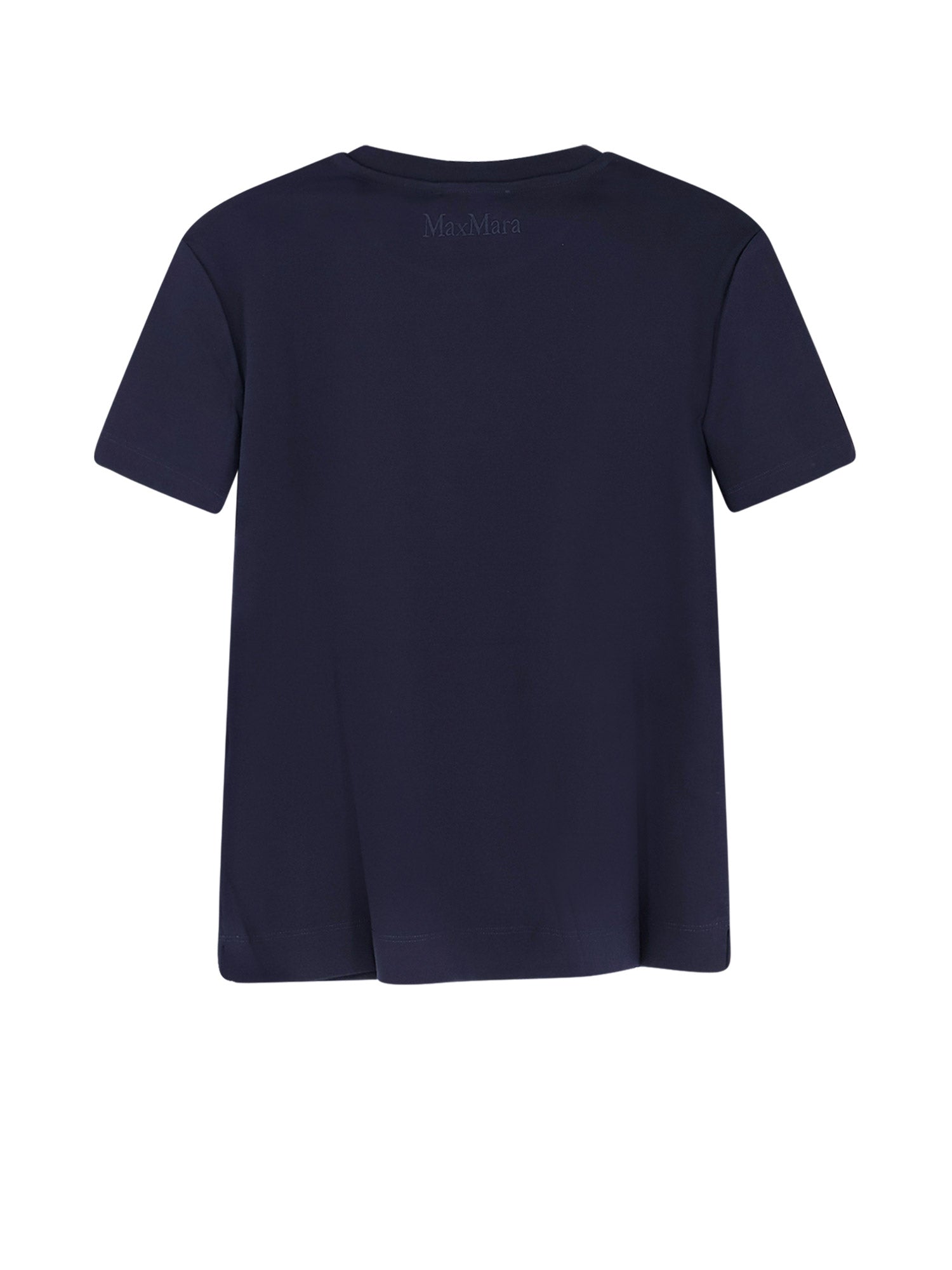 Max Mara T-shirts and Polos Blu Marino Cotone