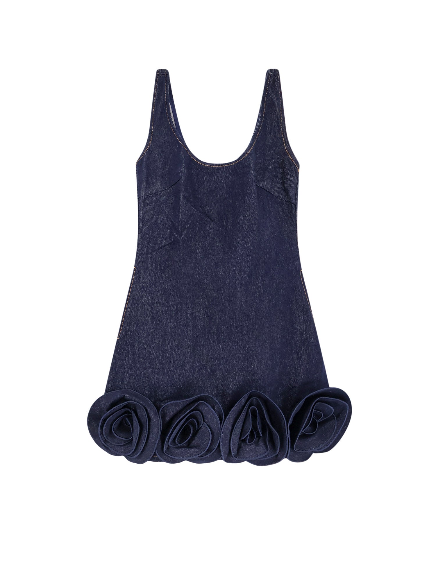 Self Portrait Dresses Blue Cotone