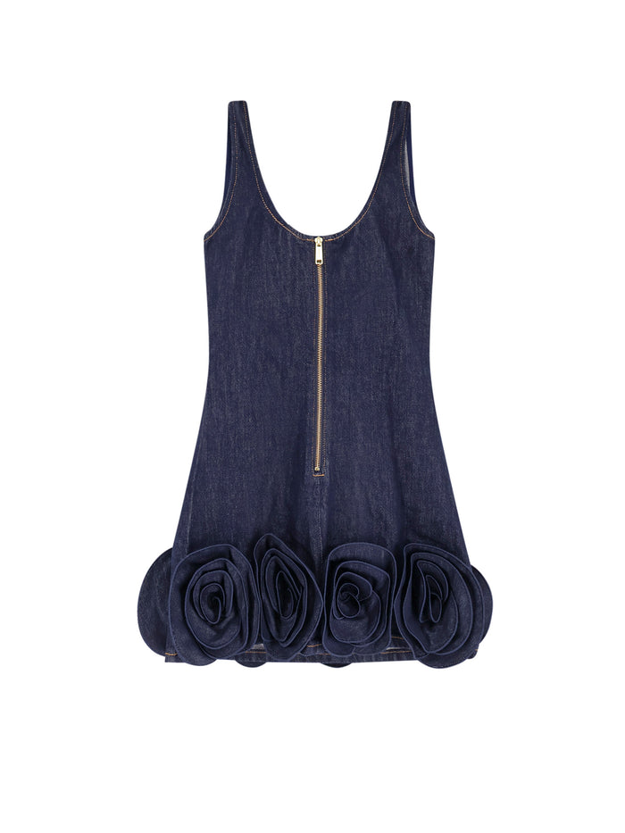 Self Portrait Dresses Blue Cotone