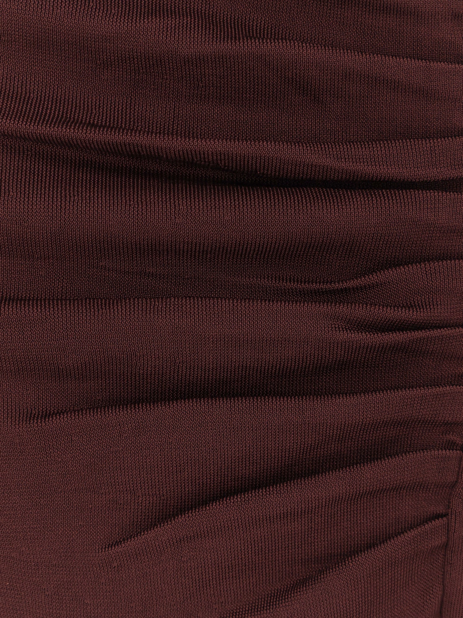 Self Portrait Dresses Brown Viscosa Cotone Poliammide