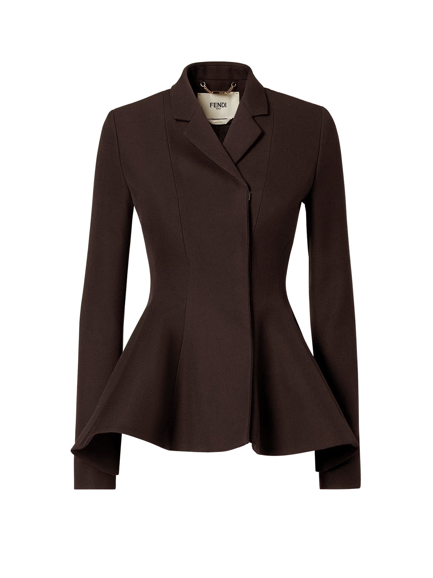 Fendi Clothing Darkbrown Lana Vergine