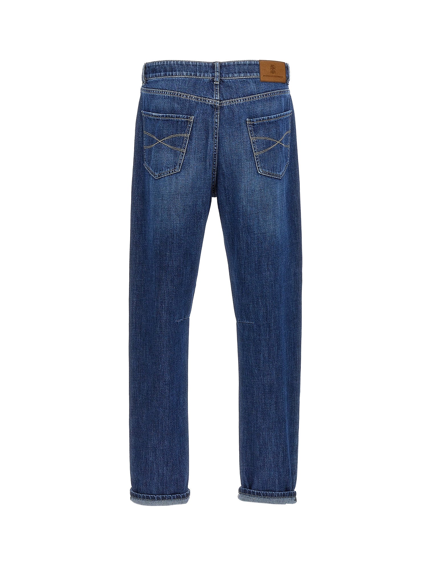 Brunello Cucinelli Jeans Denim Scuro Cotone