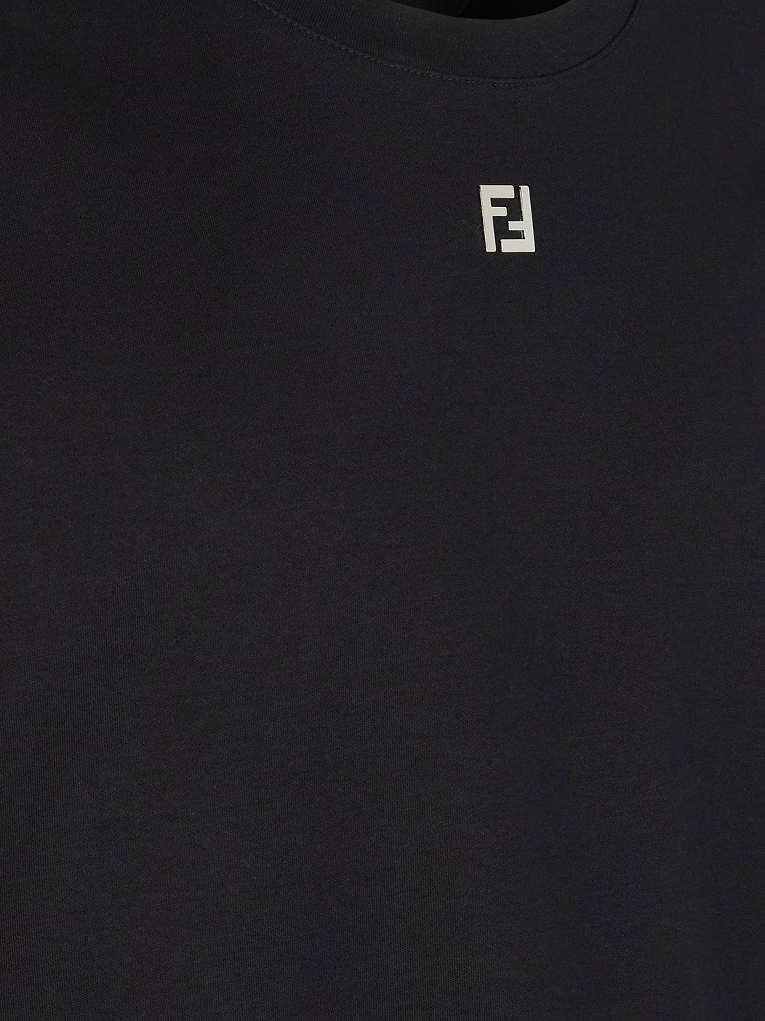 Fendi T-shirts and Polos Black Cotone