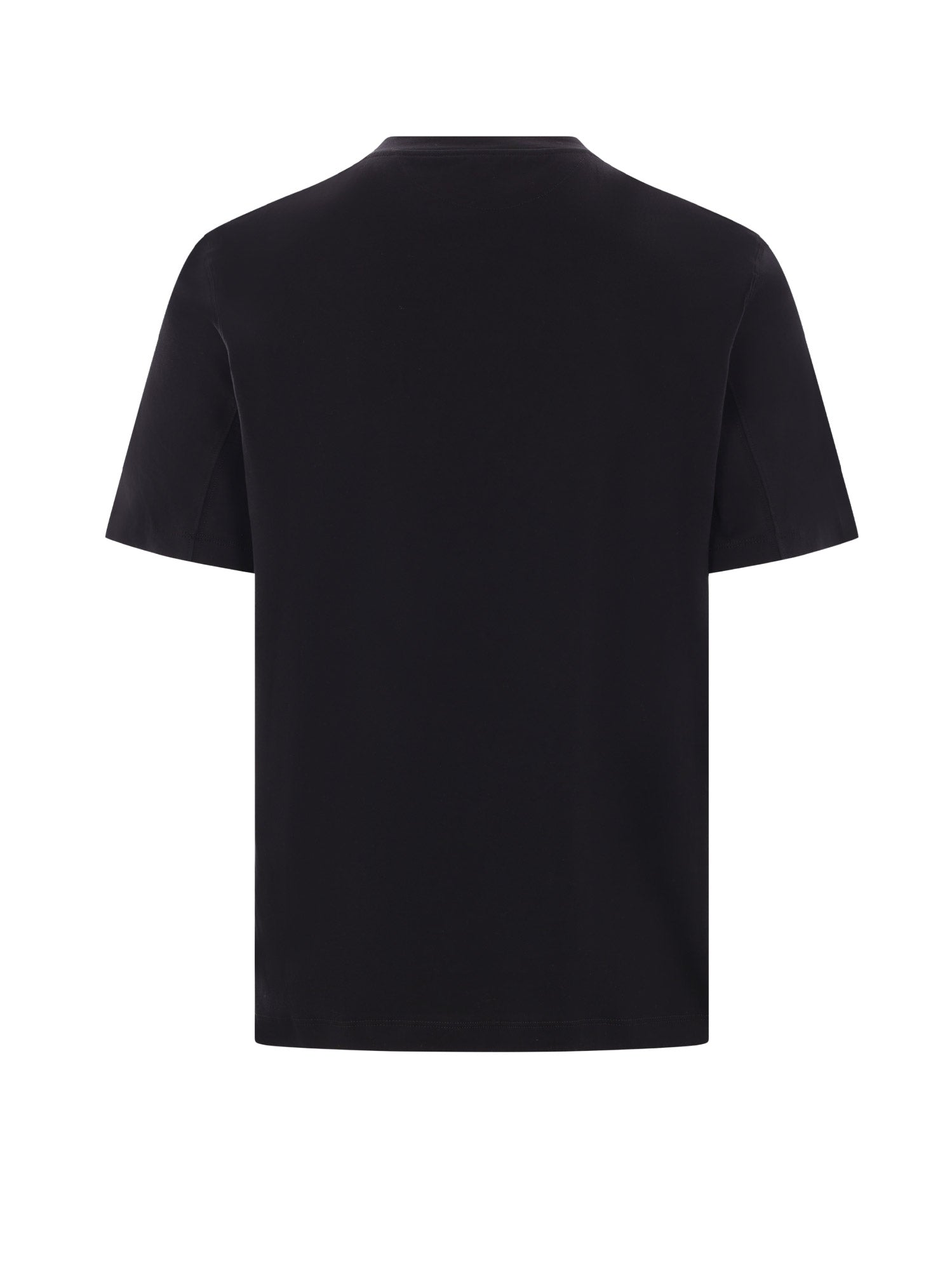 Brunello Cucinelli T-Shirts And Polos Black Cotone