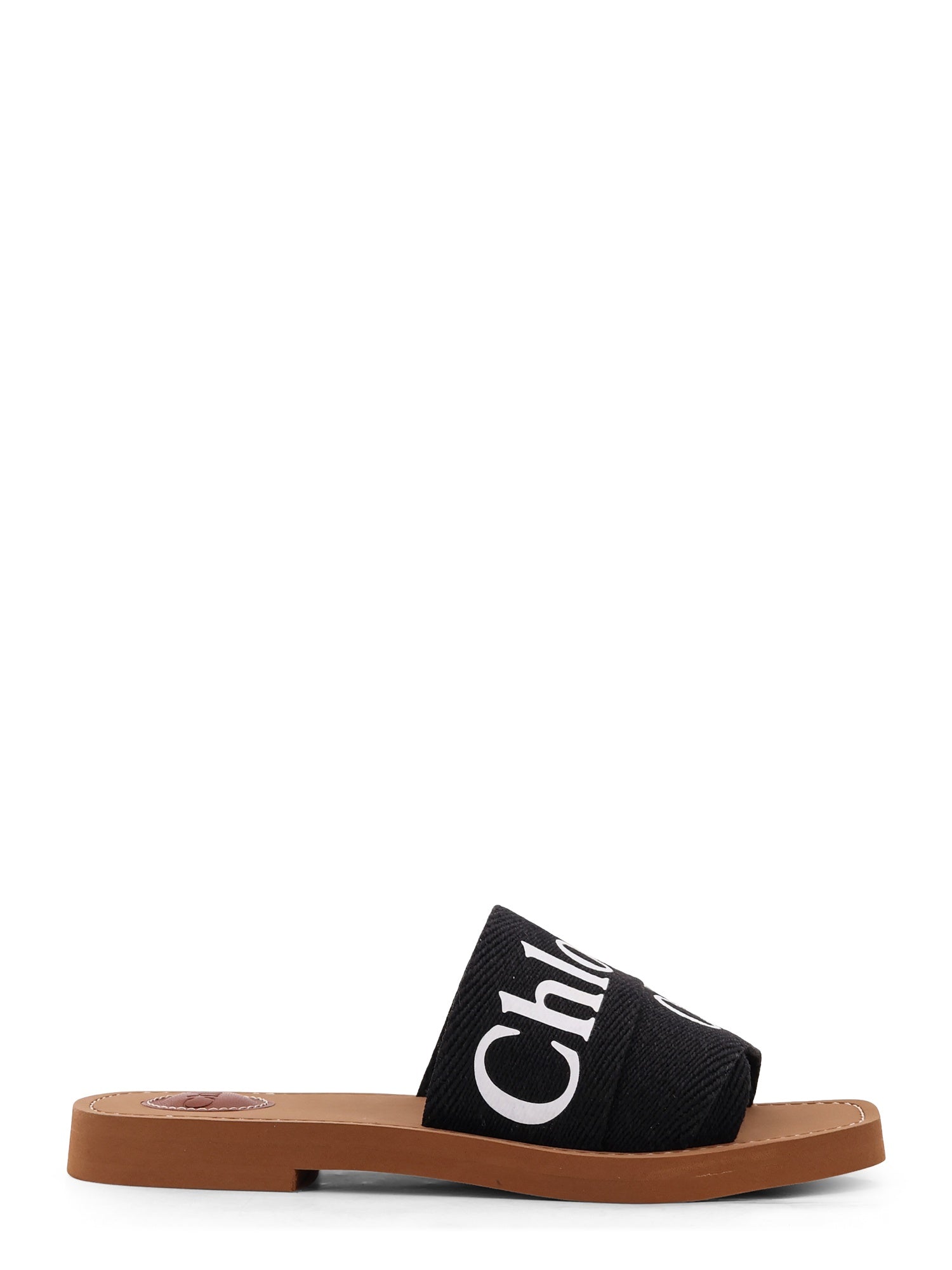 Chloè Sandals Black Lino