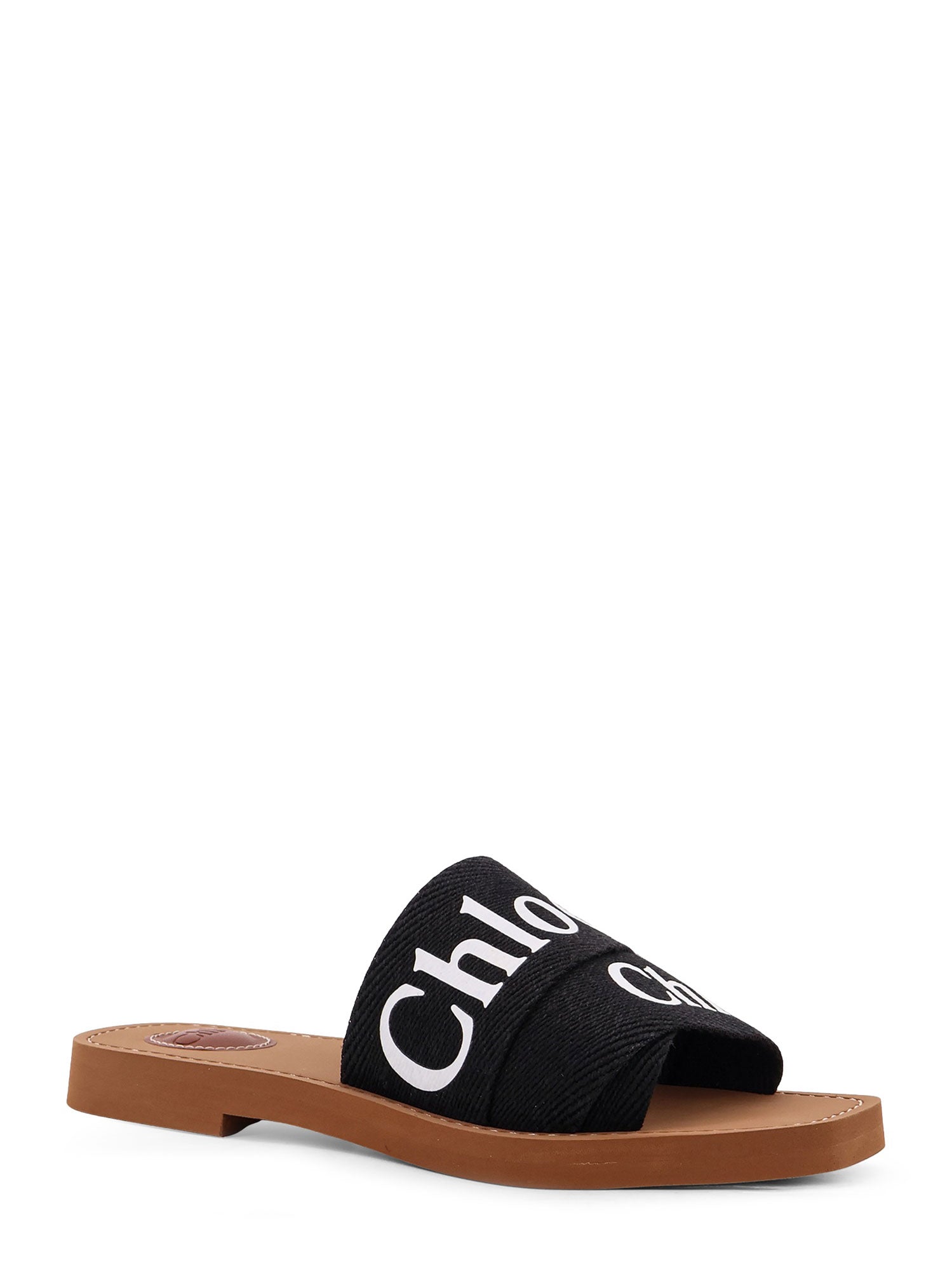 Chloè Sandals Black Lino