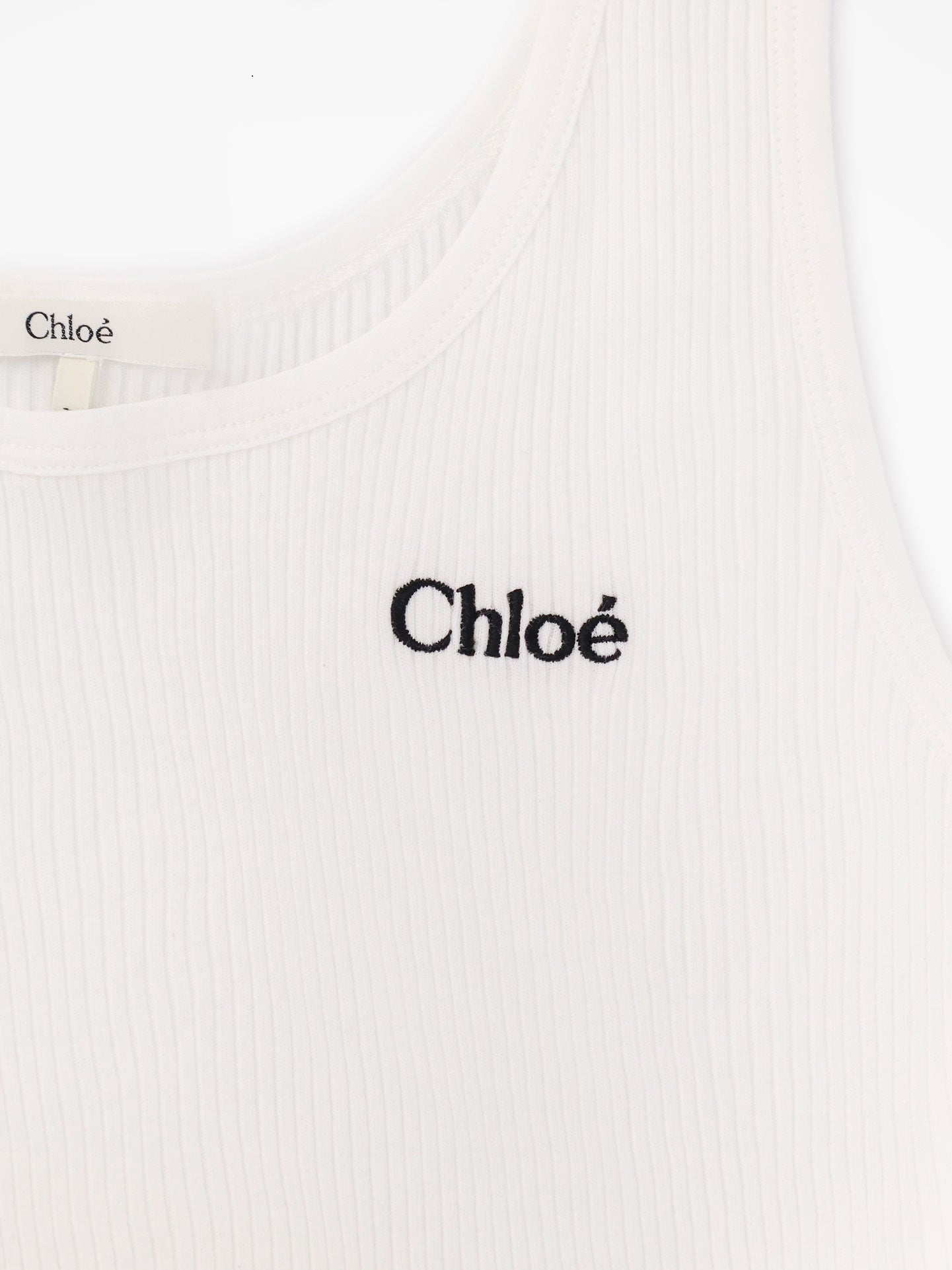 Chloè T-shirts and Polos White Cotone