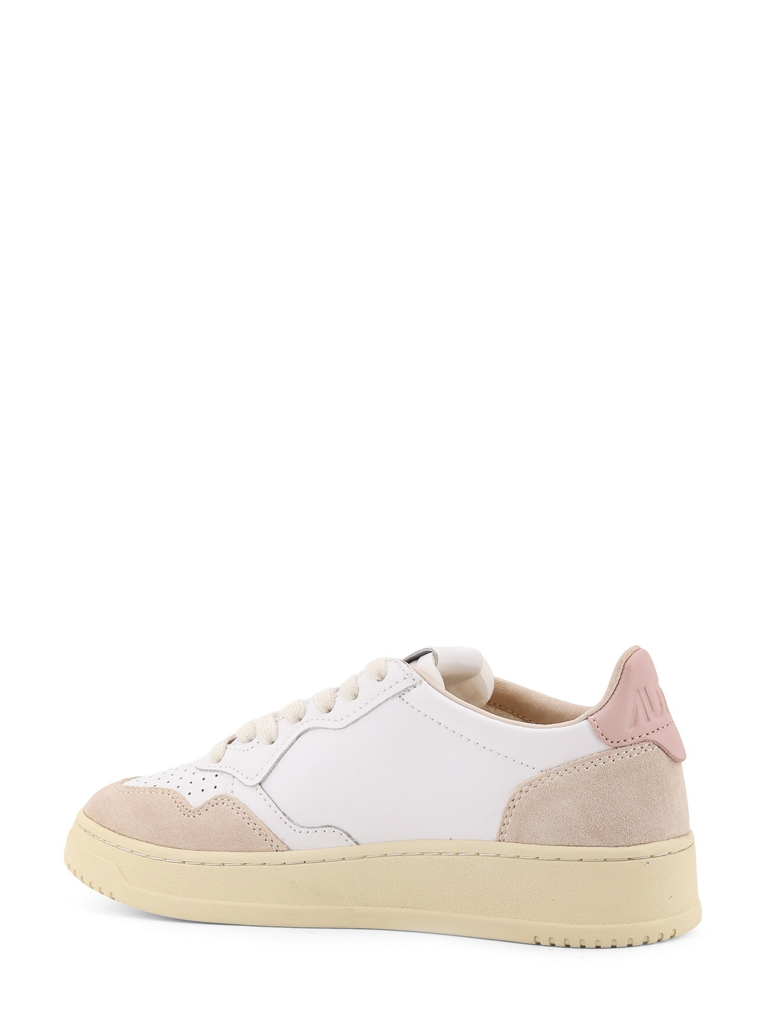 AUTRY Sneakers Bianco Rosa Pastello Pelle