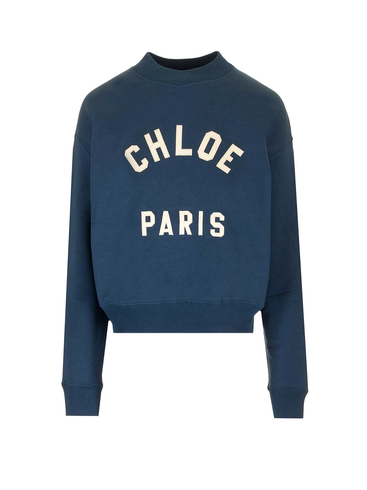 Chloè Sweaters Classic Navy Cotone