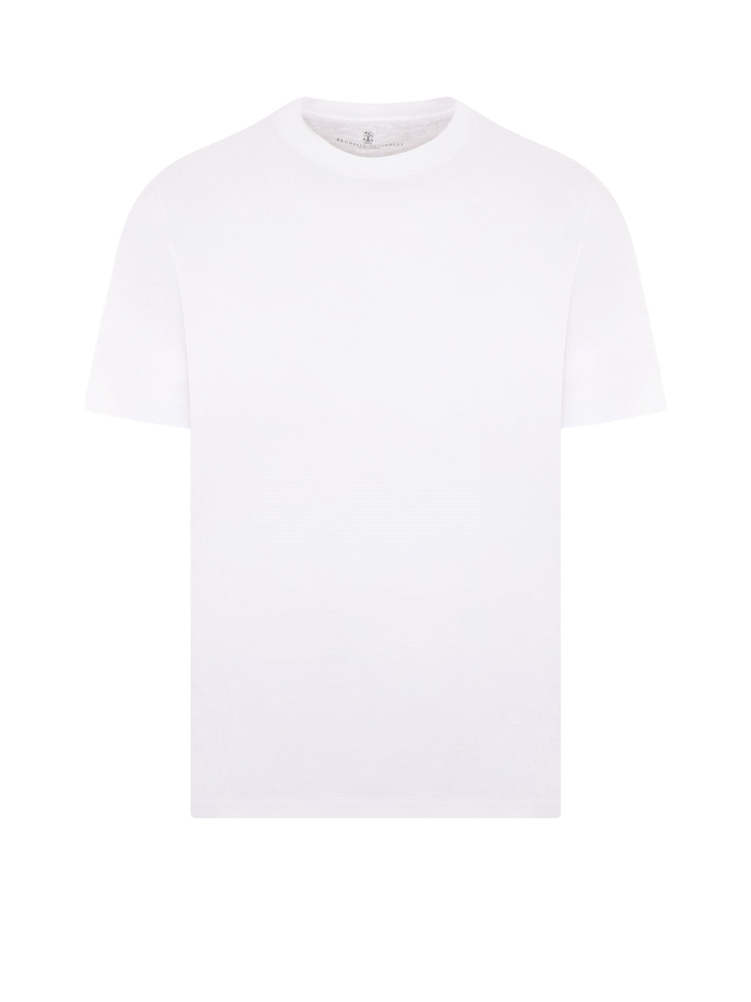 Brunello Cucinelli T-shirts and Polos White Cotone