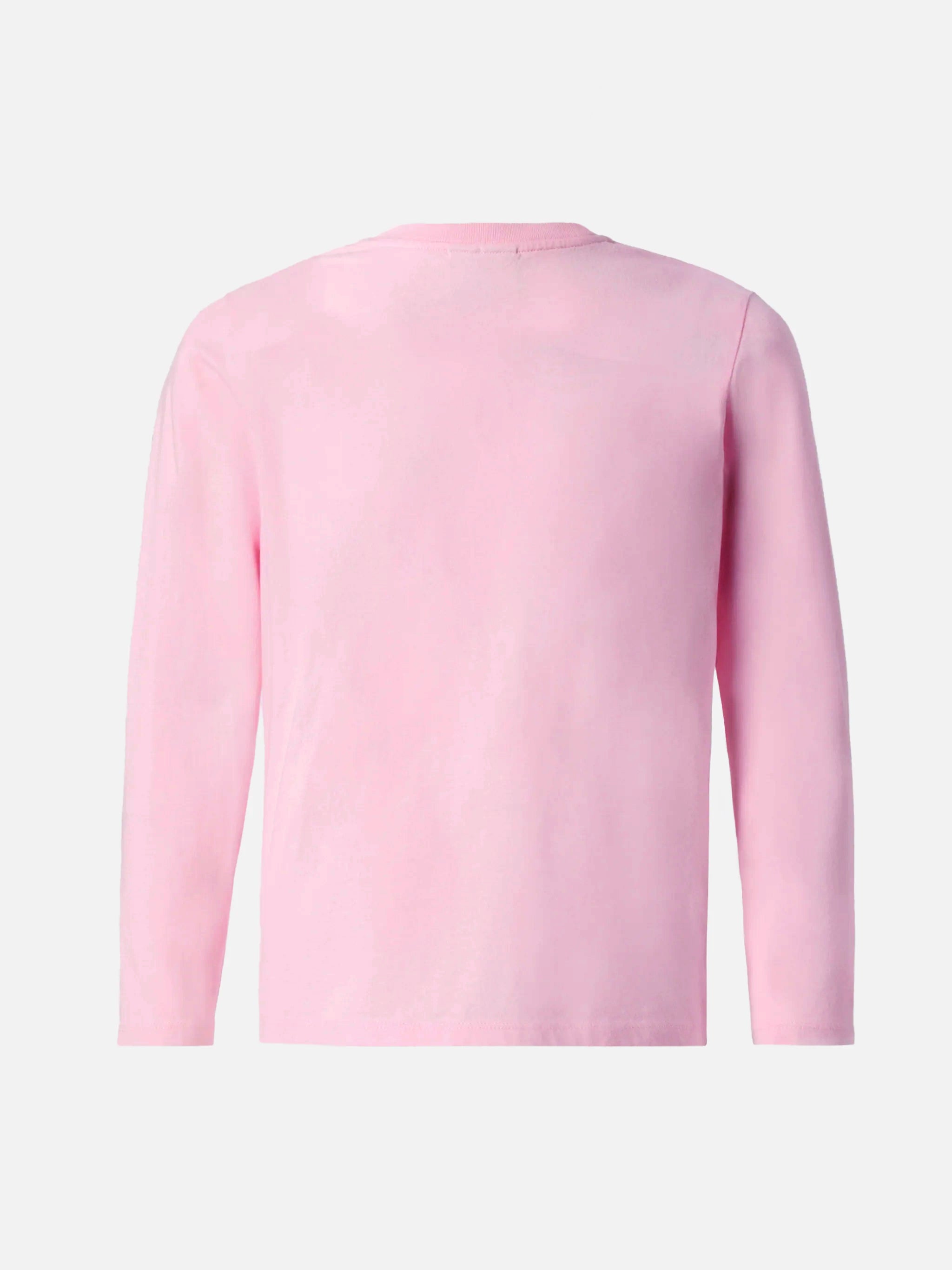 Penny Long-Sleeve Cotton T-Shirt Pink With Snoopy Print And Rhinestone Appliqué | Peanuts Special Edition