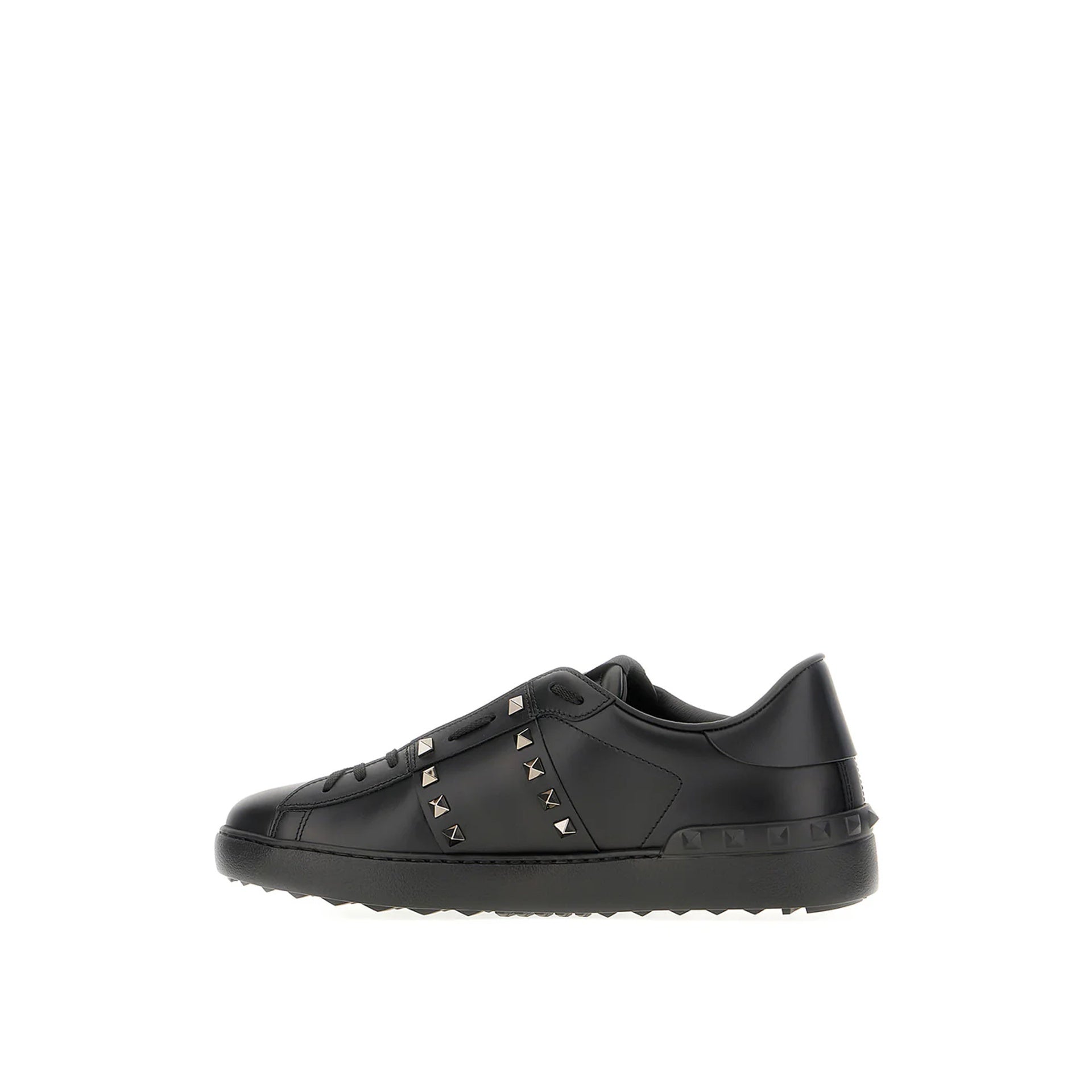 Garavani Rockstud Untitled Sneakers Black Leather