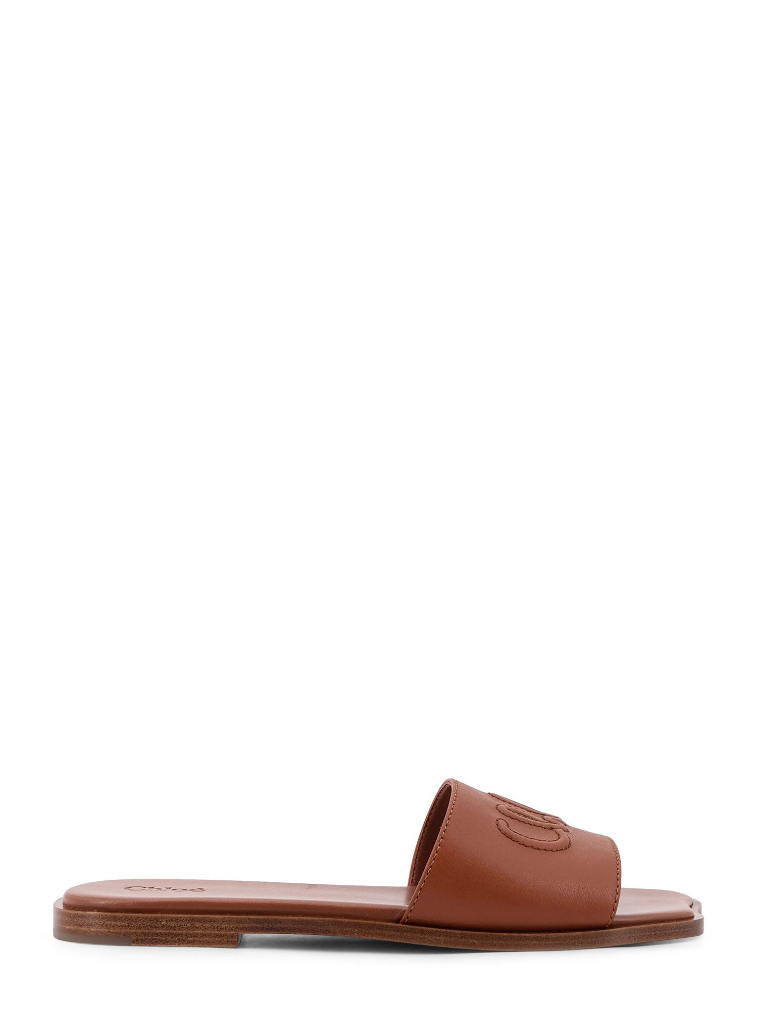 Chloè Sandals Ginger Brown Pelle