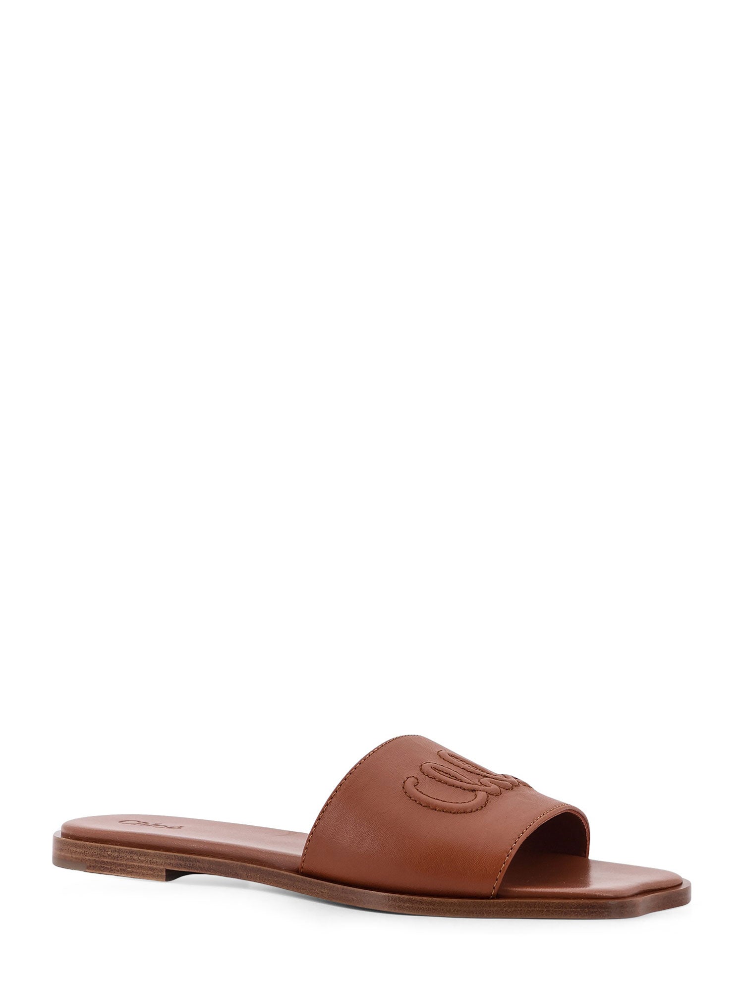 Chloè Sandals Ginger Brown Pelle
