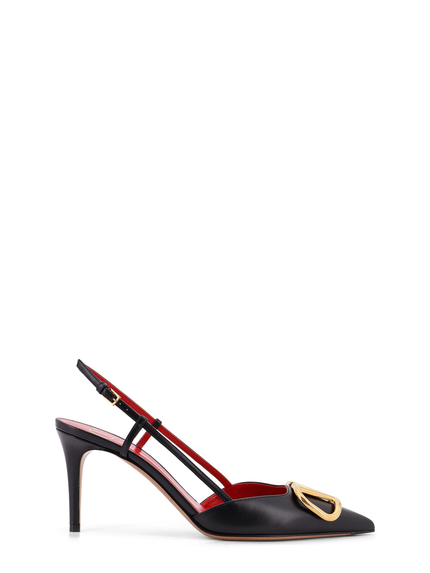 Valentino Garavani With Heel Black Pelle