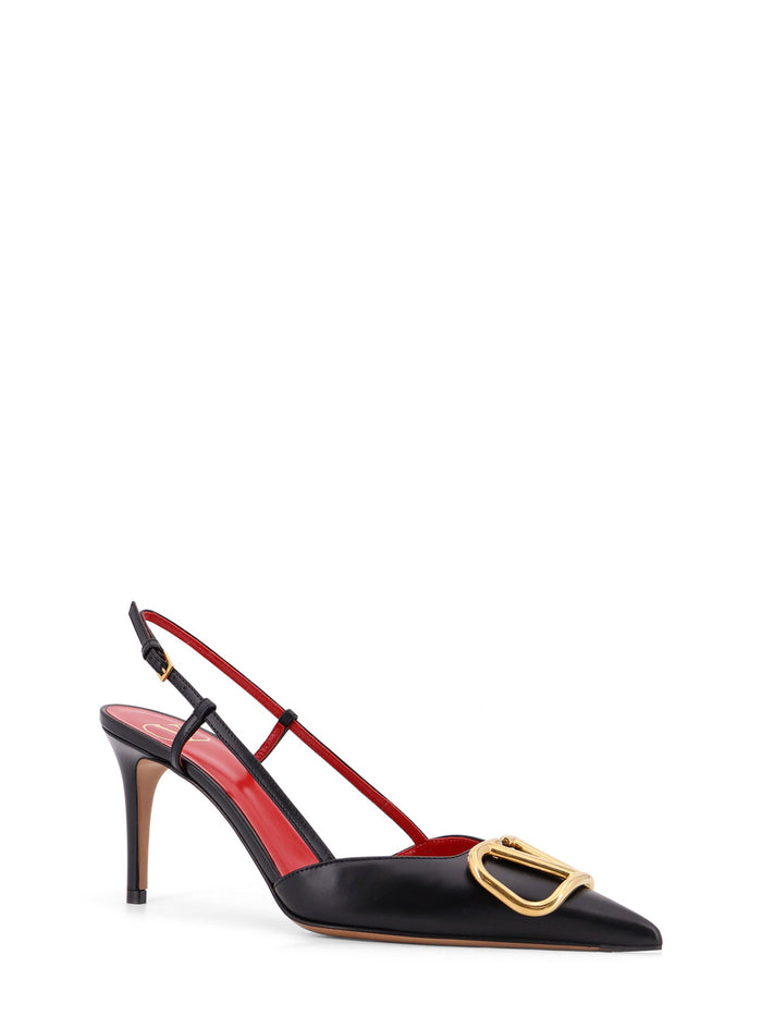 Valentino Garavani With Heel Black Pelle