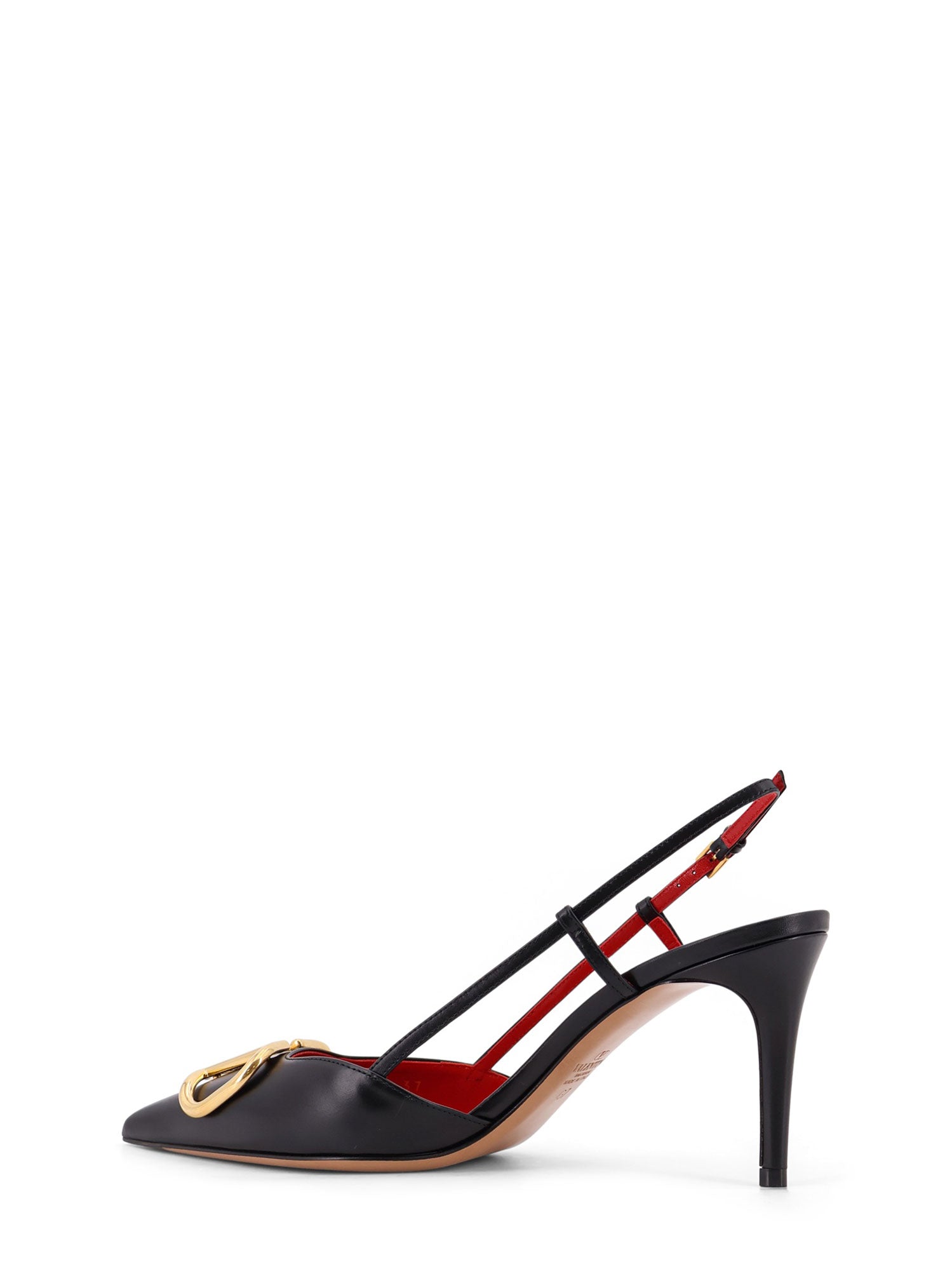 Valentino Garavani With Heel Black Pelle