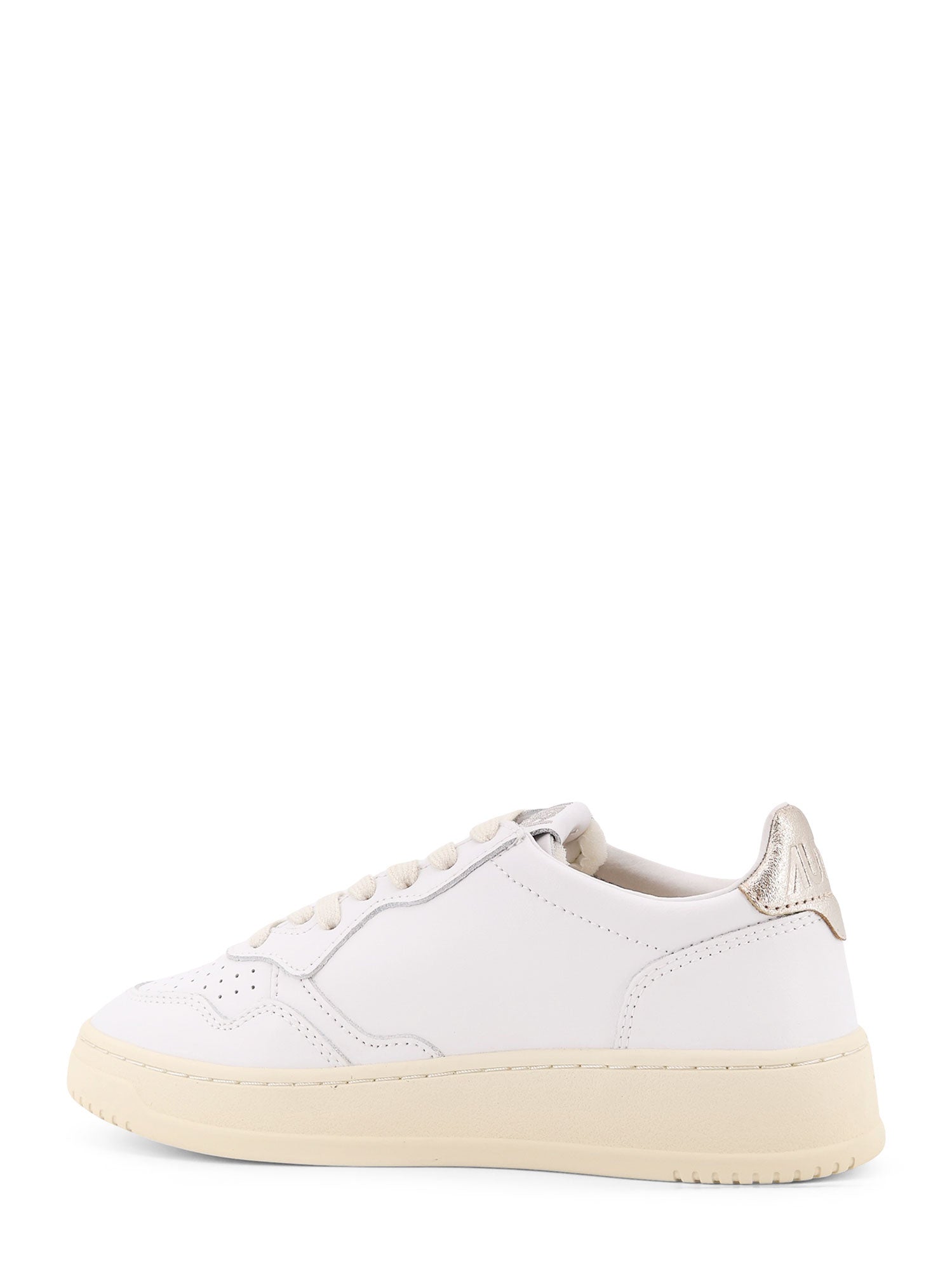 AUTRY Sneakers Bianco Oro Pelle