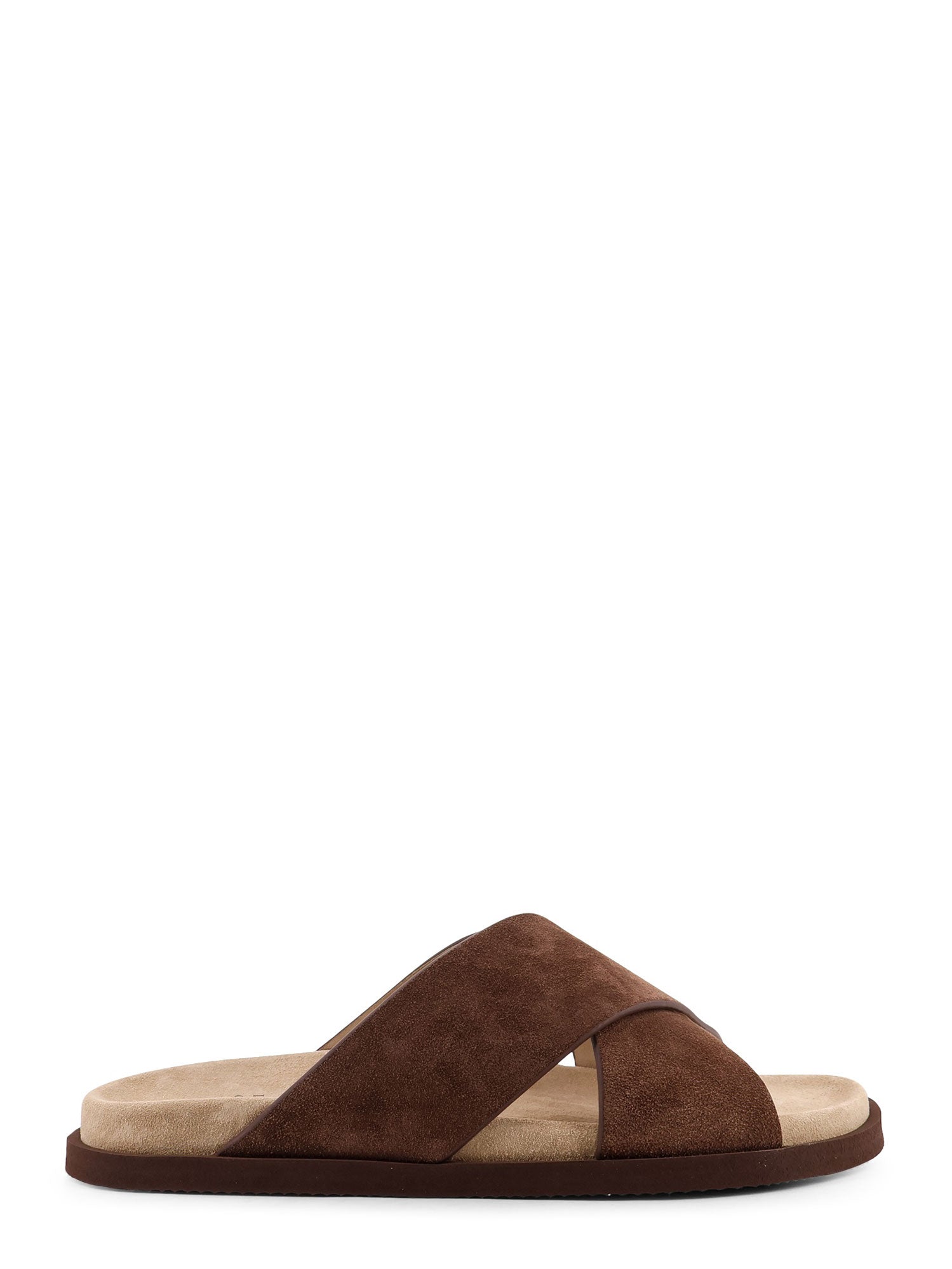 Brunello Cucinelli Sandals Fango Camel Pelle