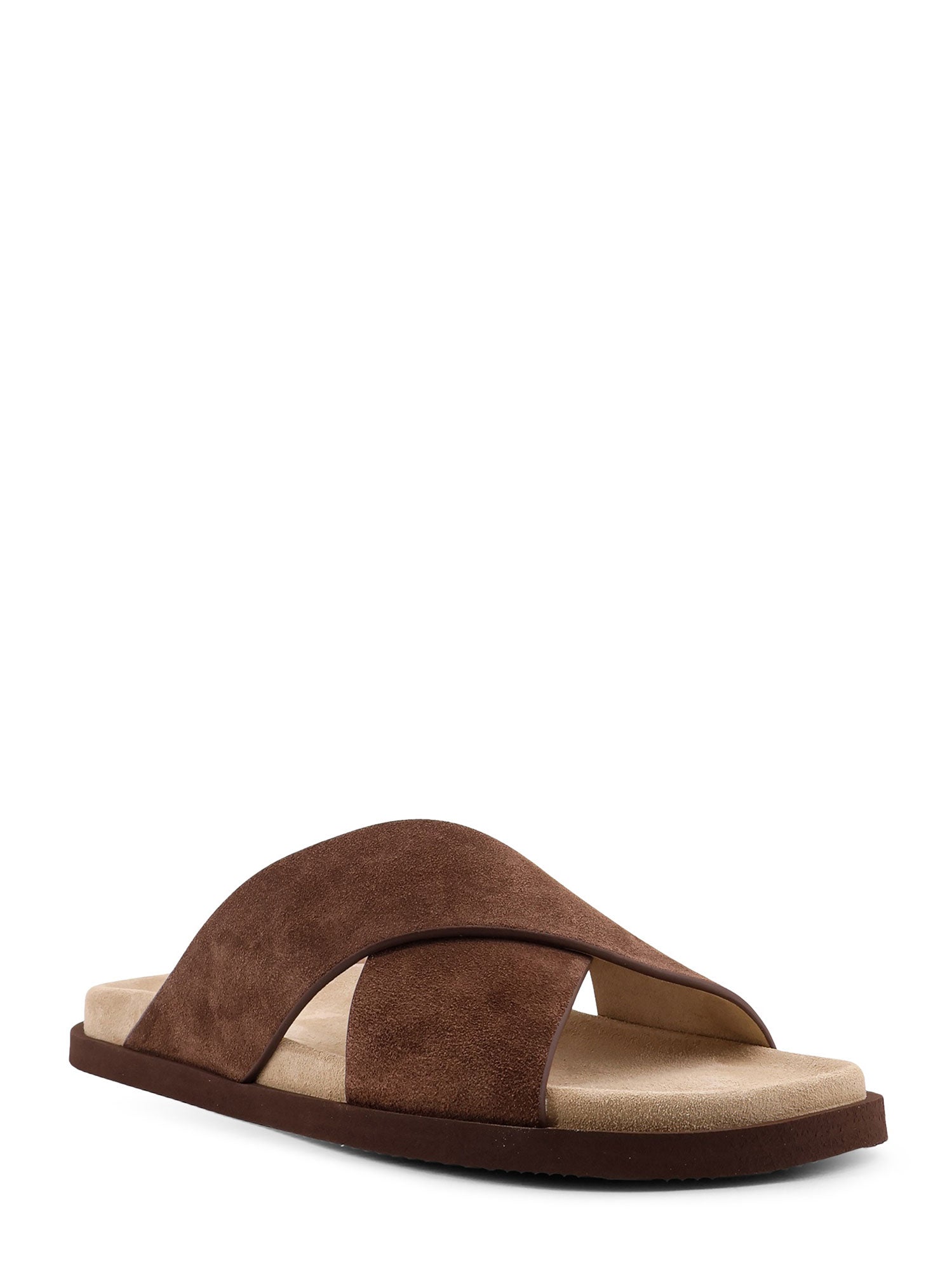 Brunello Cucinelli Sandals Fango Camel Pelle