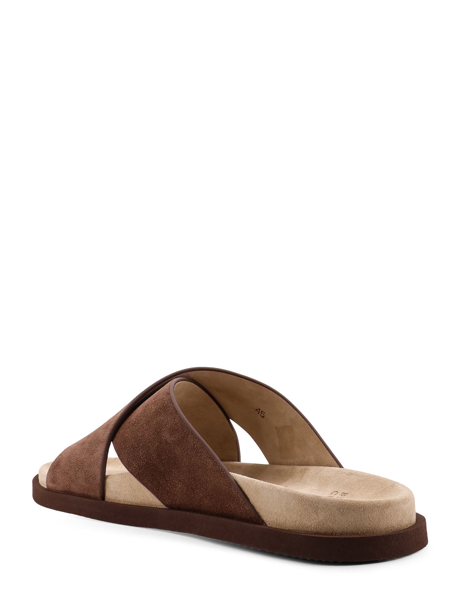 Brunello Cucinelli Sandals Fango Camel Pelle