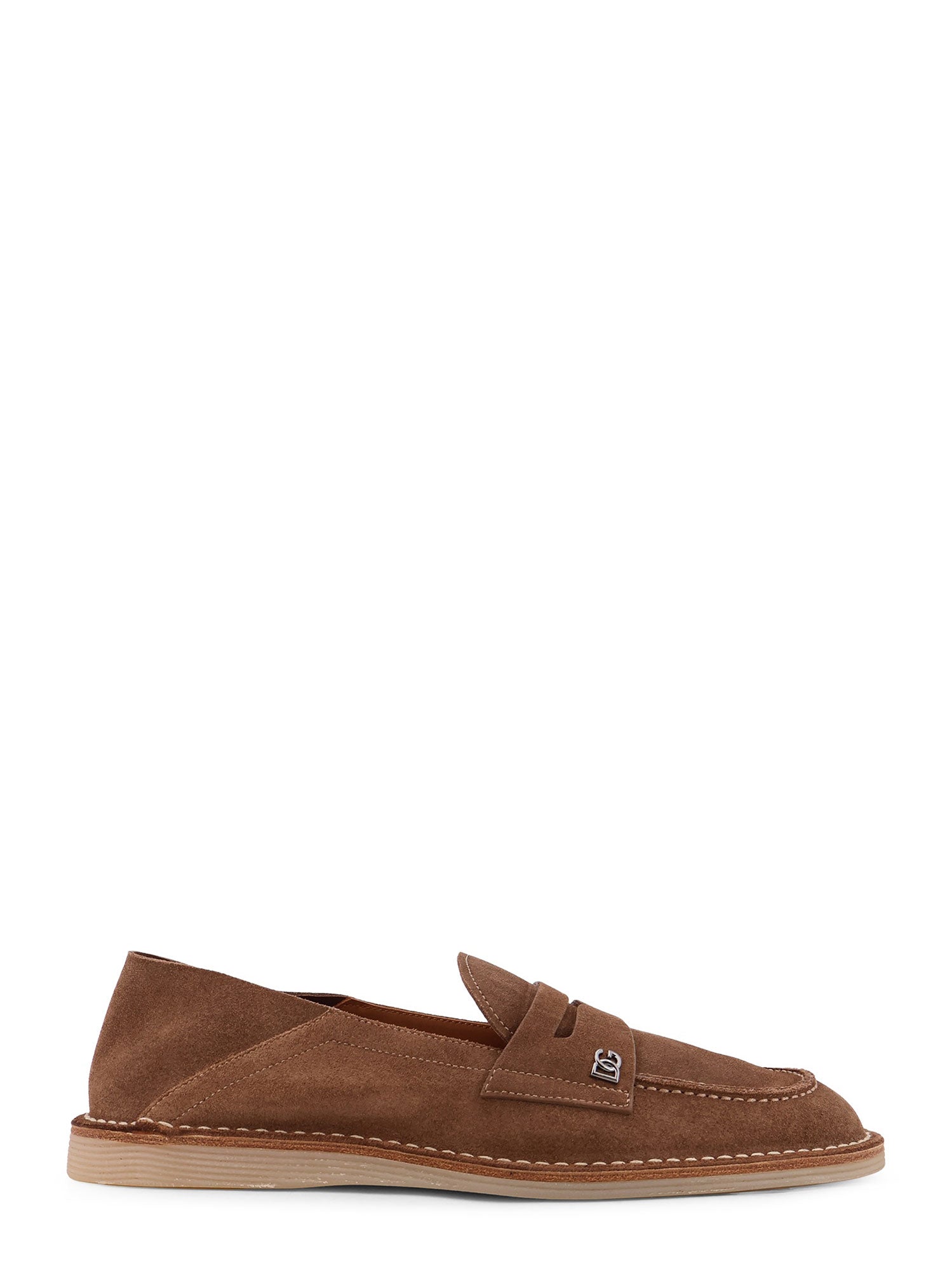 Dolce & Gabbana Flat shoes Brown Suede