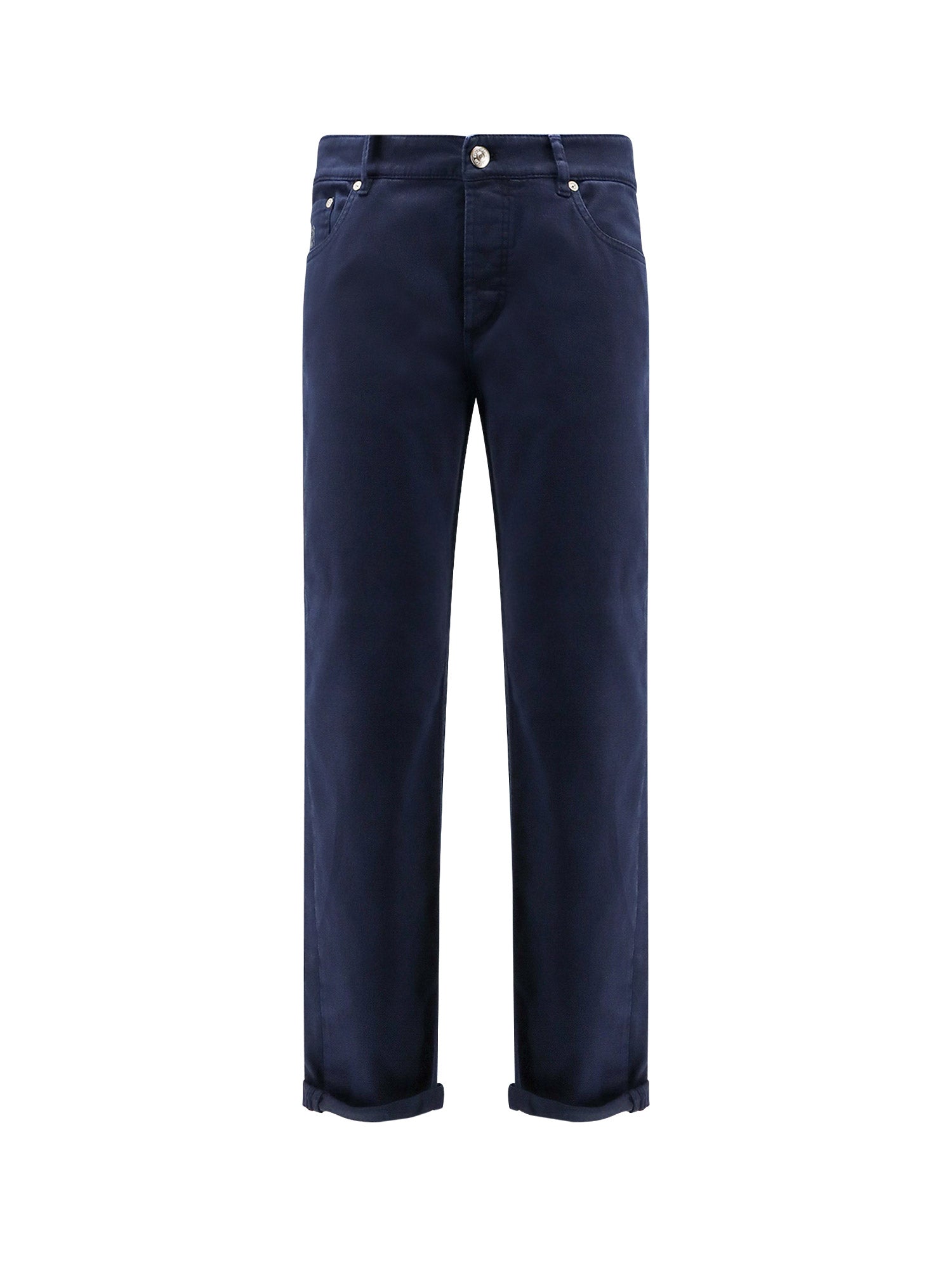 Brunello Cucinelli Rtw Blue Cotone Elastan