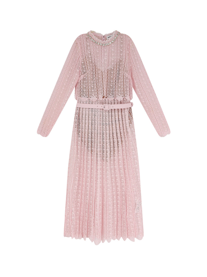 Self Portrait Dresses Pink Poliestere