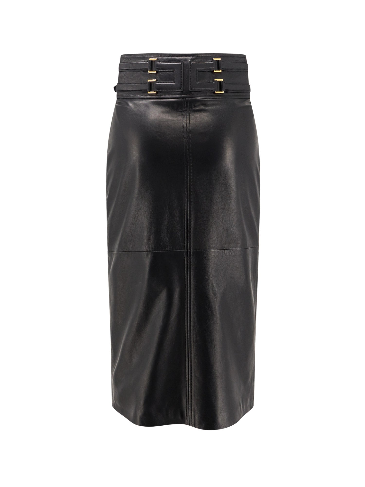Elisabetta Franchi Skirts Black Pelle