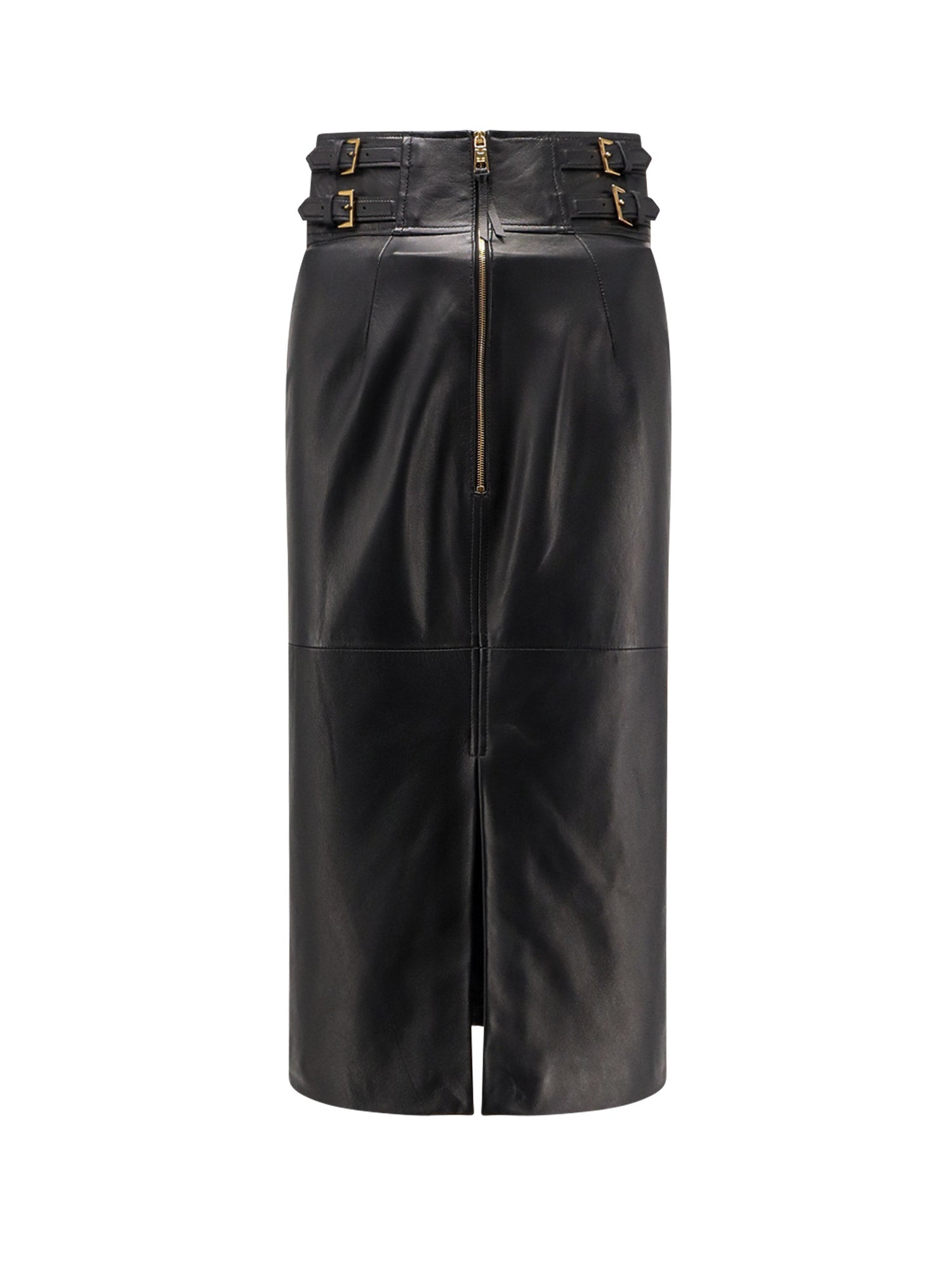 Elisabetta Franchi Skirts Black Pelle