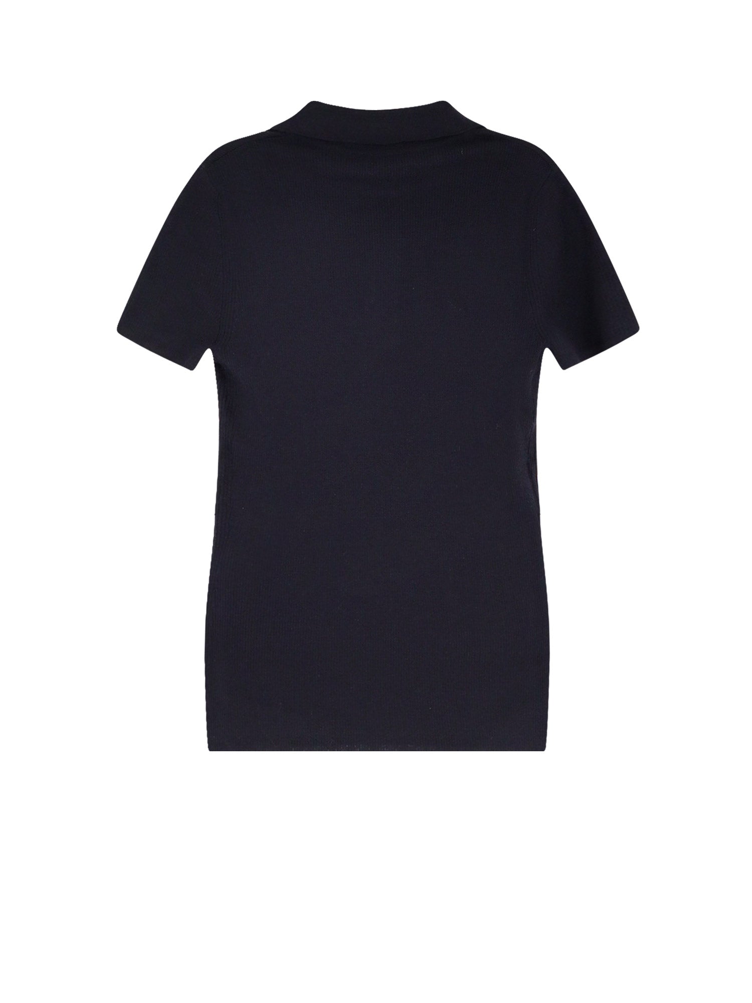 Max Mara T-shirts and Polos Blu Marino Lana Vergine