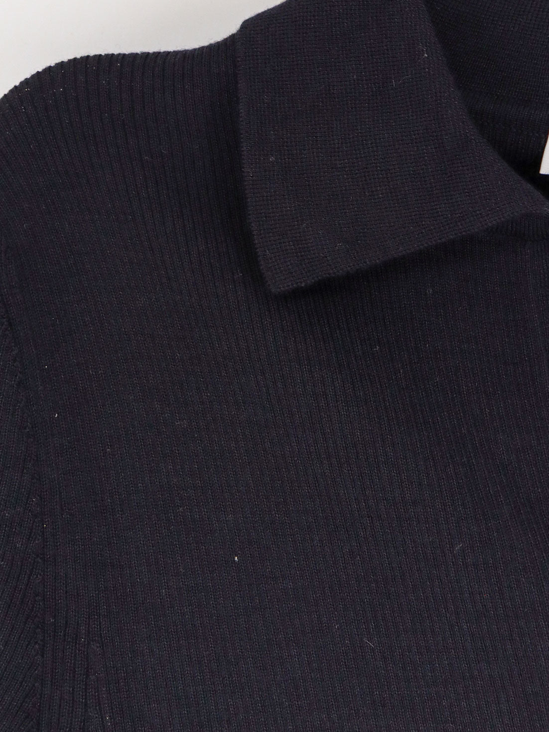 Max Mara T-shirts and Polos Blu Marino Lana Vergine