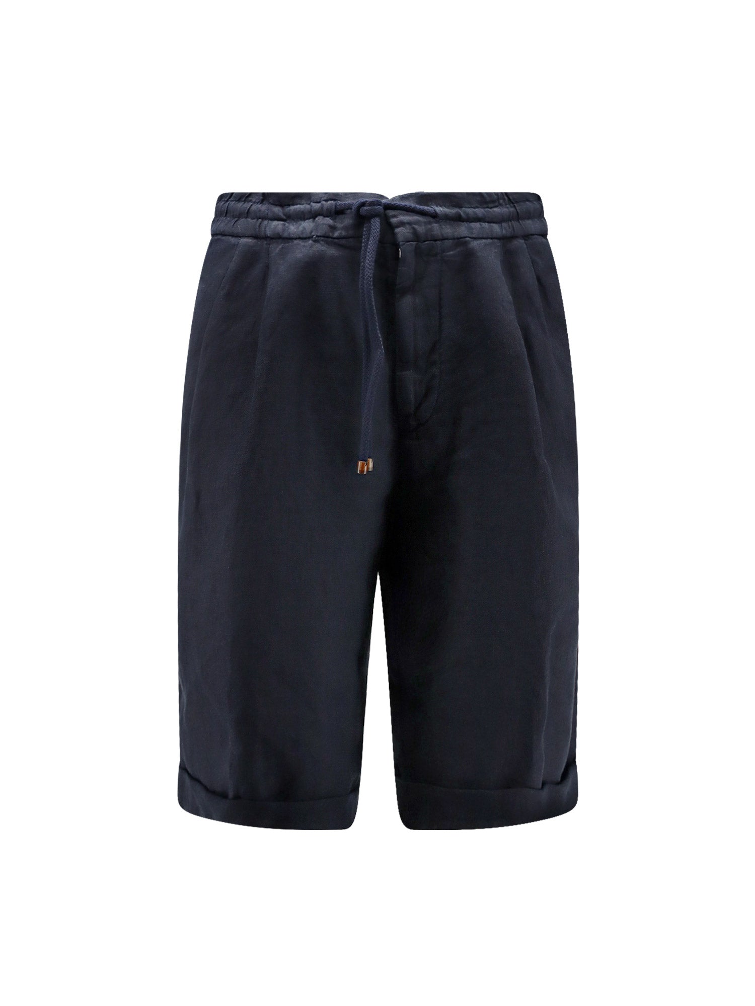Brunello Cucinelli Shorts Blue Lino