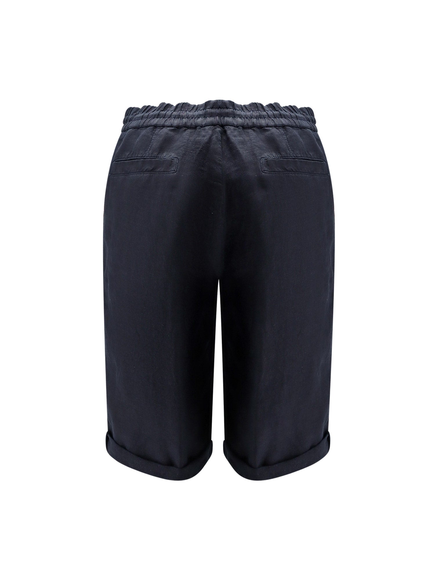 Brunello Cucinelli Shorts Blue Lino