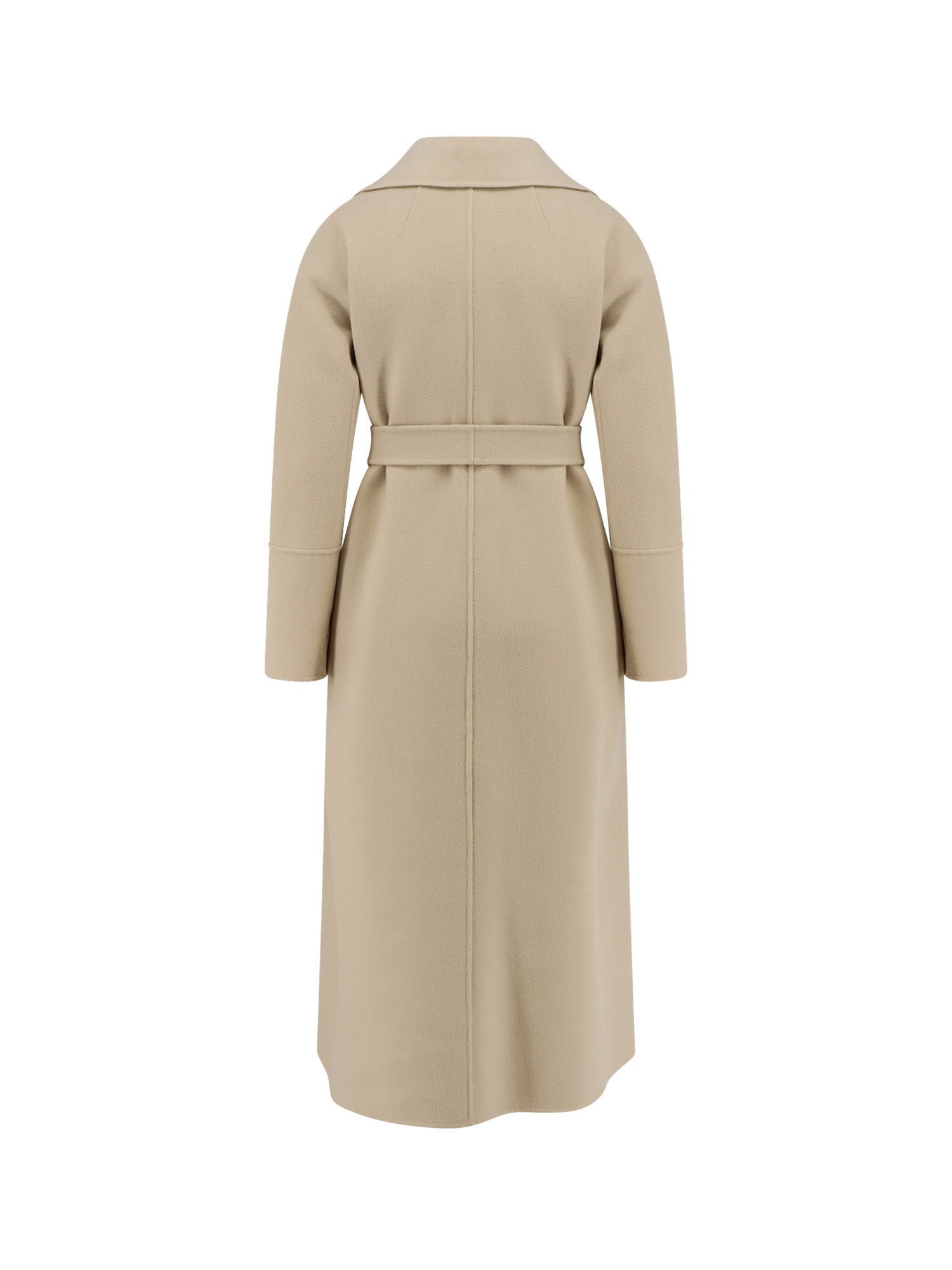 S MAX MARA Coats Yellow Lana Vergine
