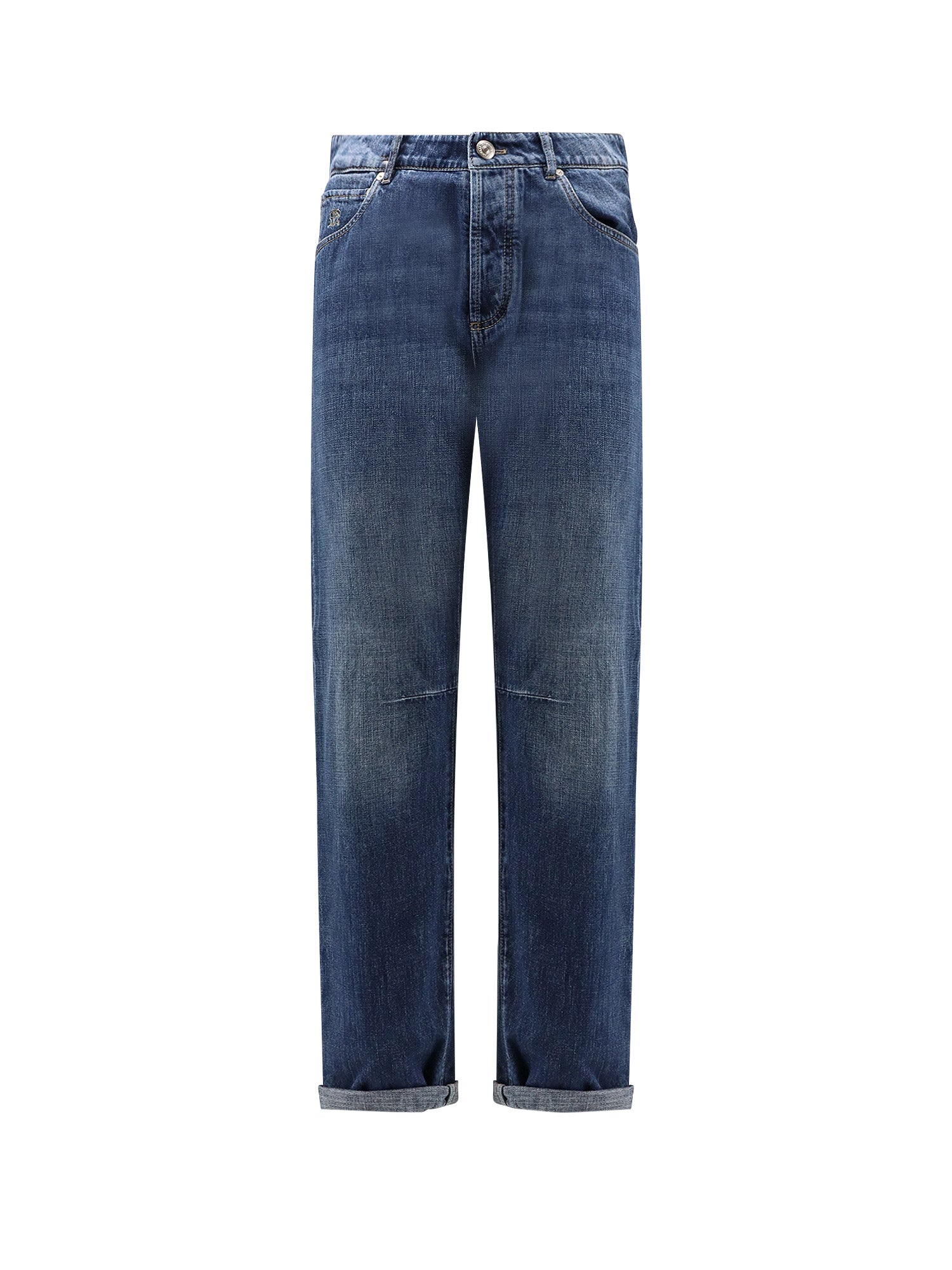 Brunello Cucinelli Jeans Denim Medio Cotone