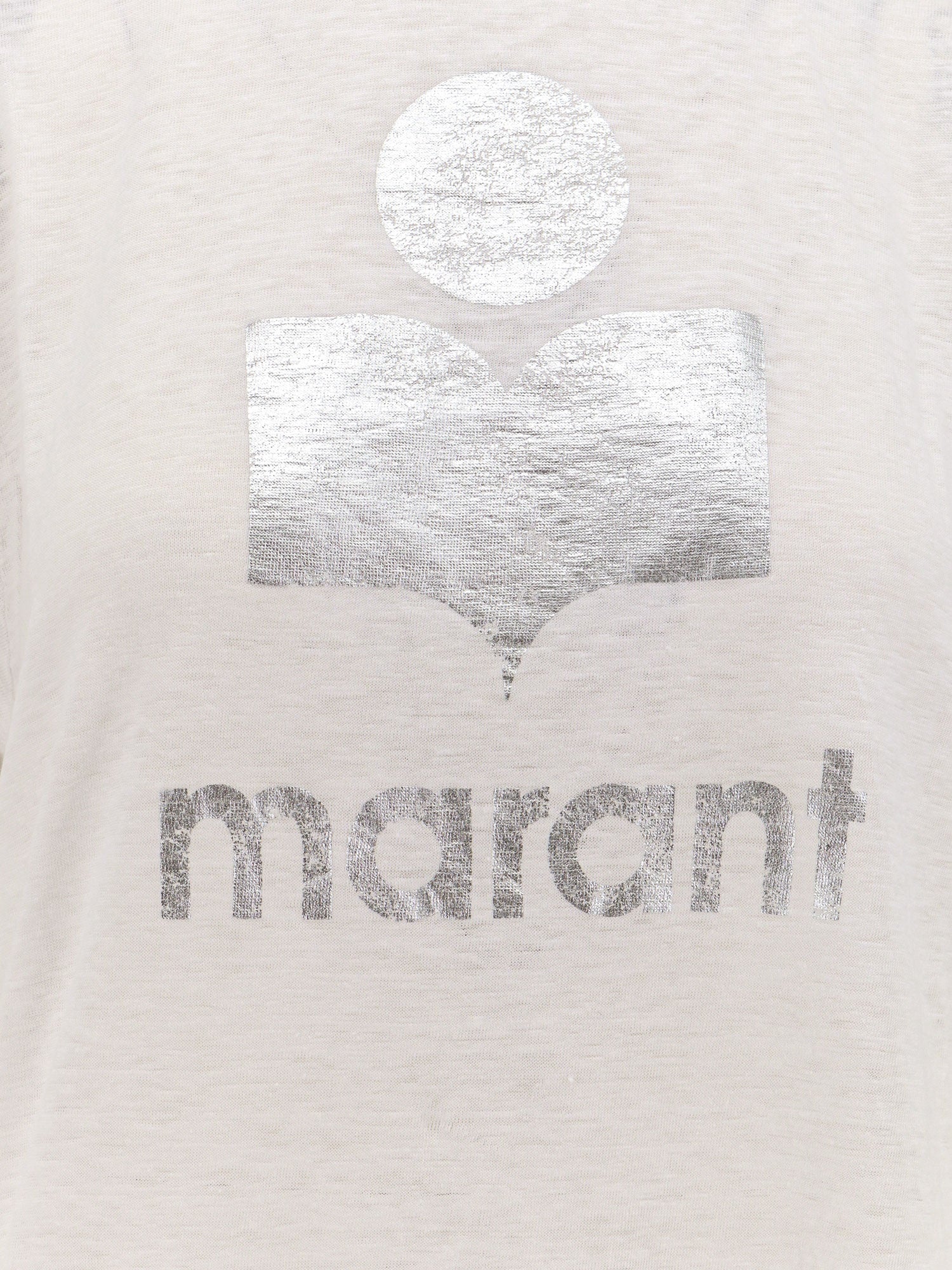 MARANT ETOILE T-shirts and Polos Black Lino