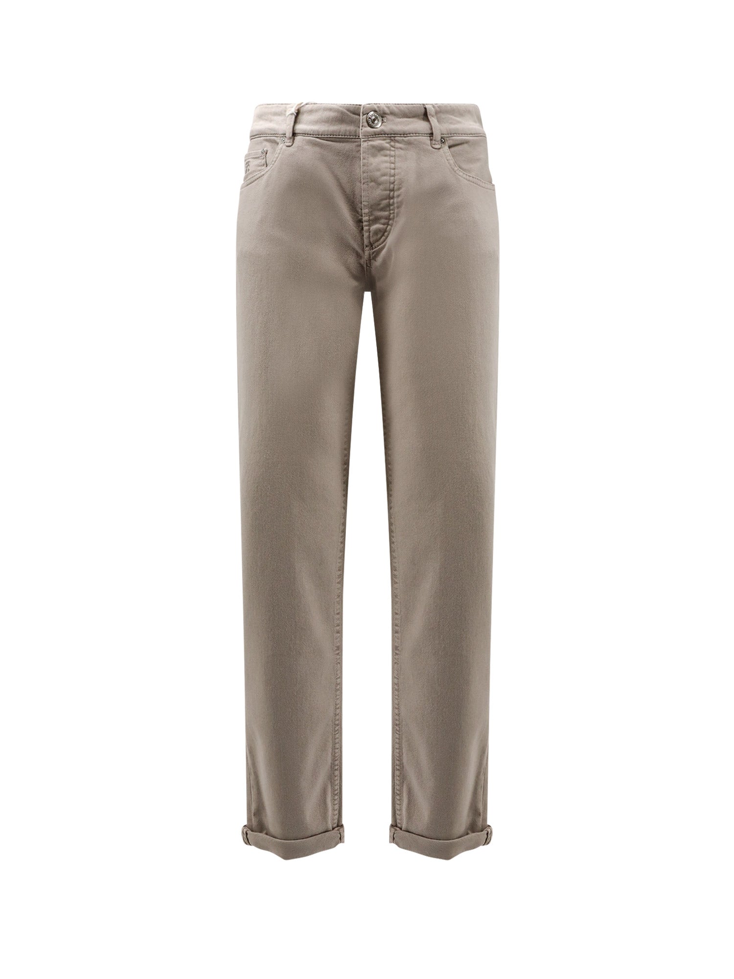 Brunello Cucinelli Rtw Brown Freddo Cotone Elastan