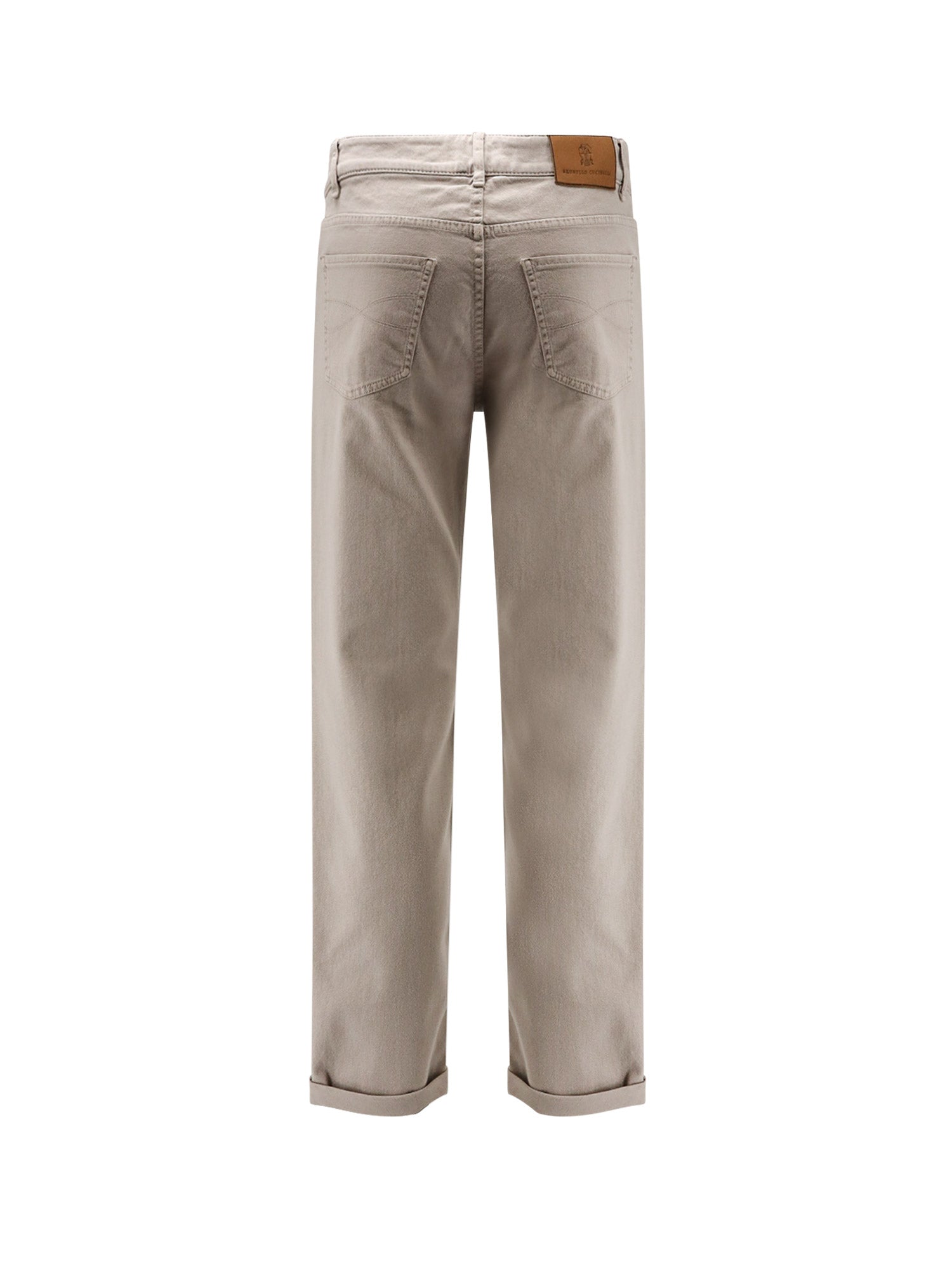 Brunello Cucinelli Rtw Brown Freddo Cotone Elastan