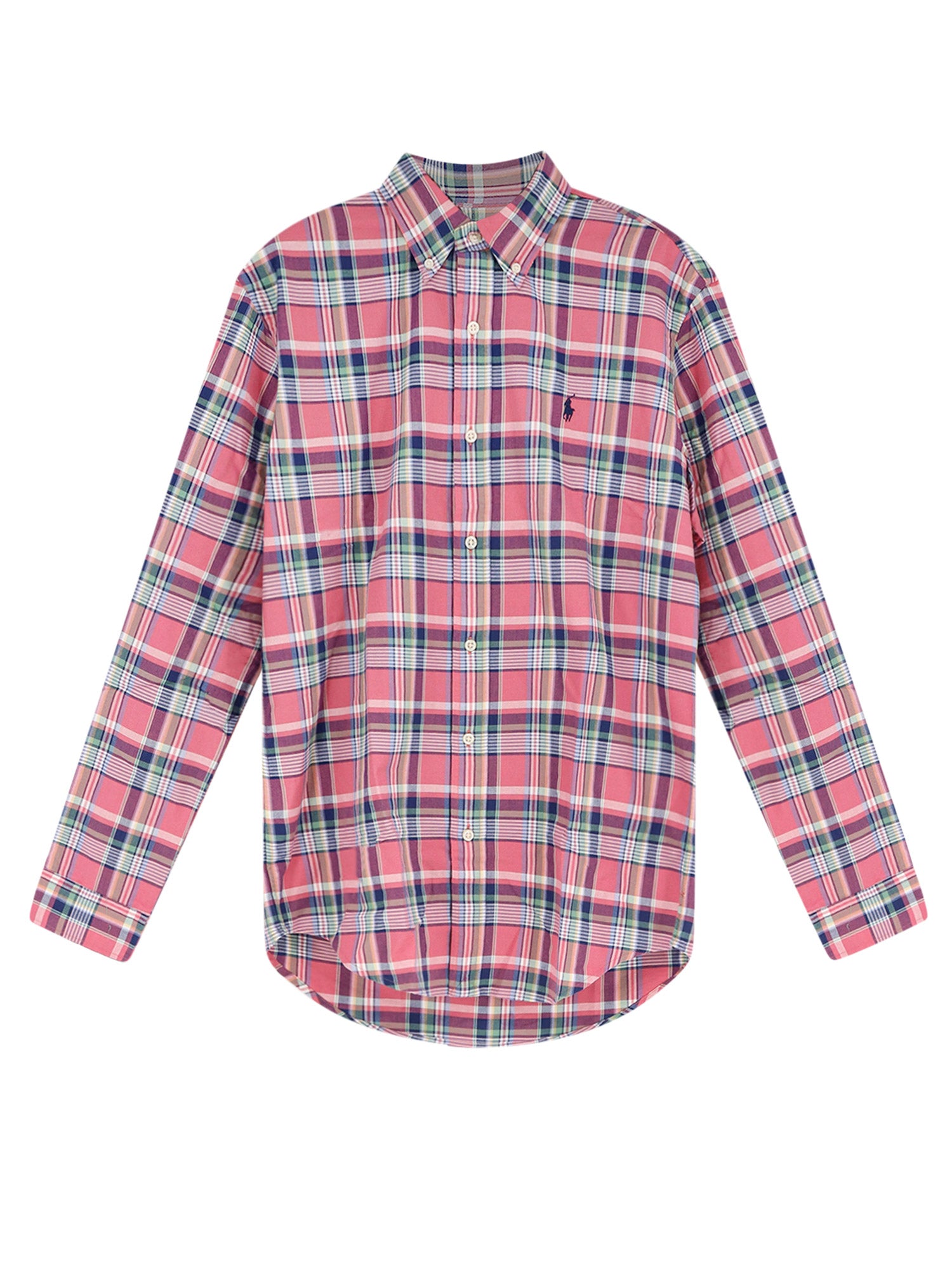 Polo Ralph Lauren Shirts Pinkblue Cotone