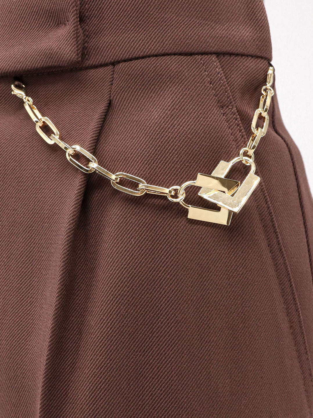 Elisabetta Franchi Shorts Brown Viscosa Elastan