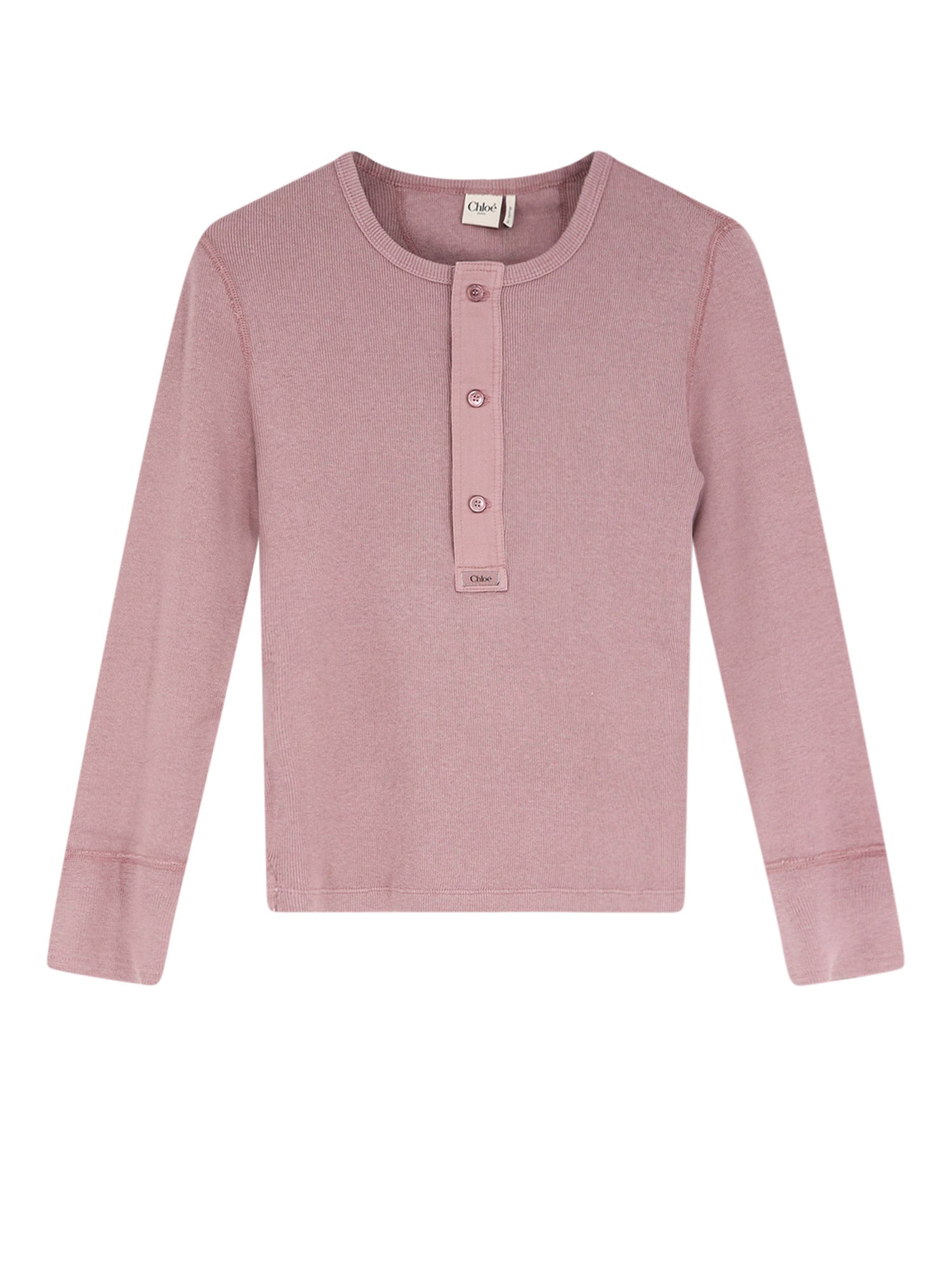 Chloè T-shirts and Polos Blushy Purple Cotone